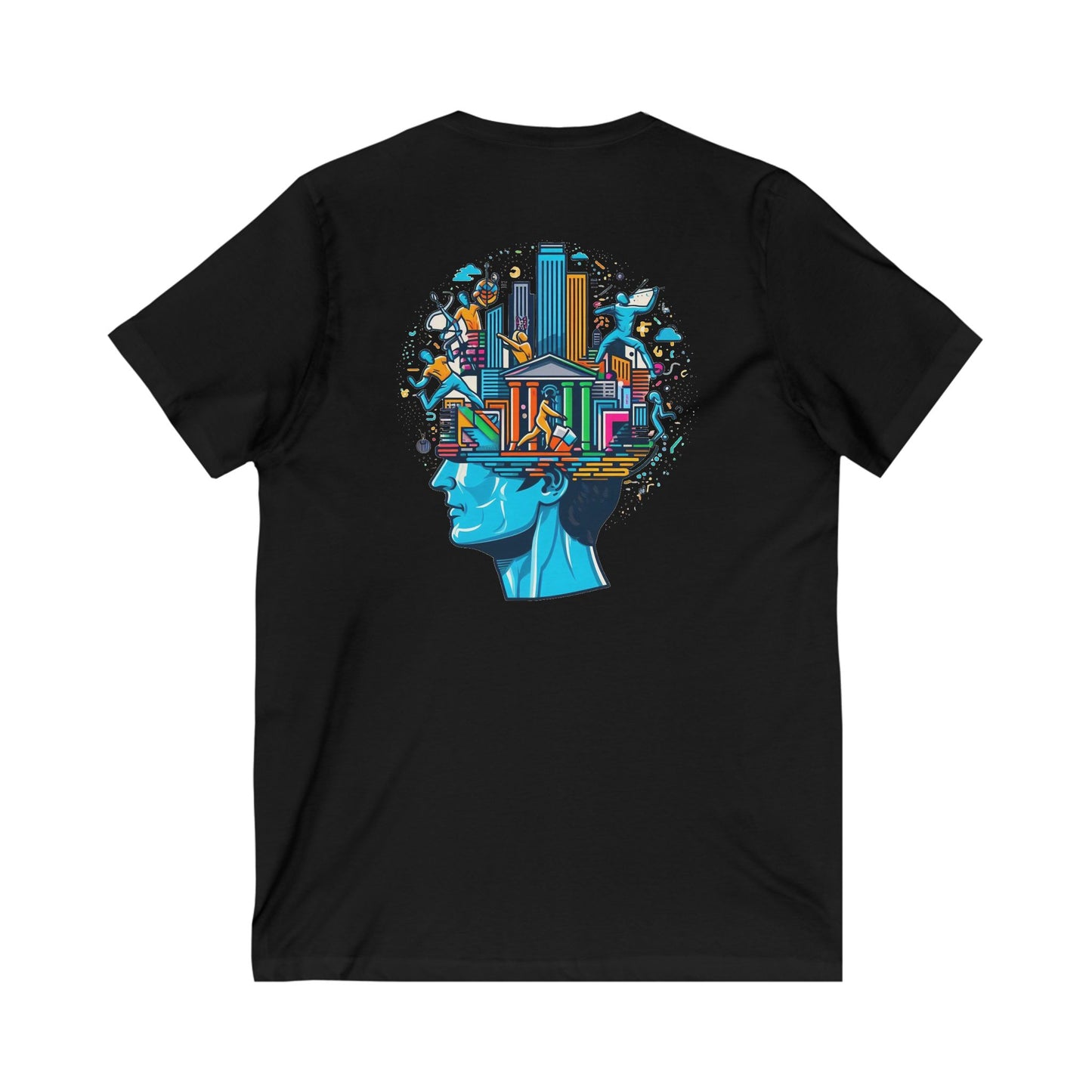 City of Motion V-Neck Tee