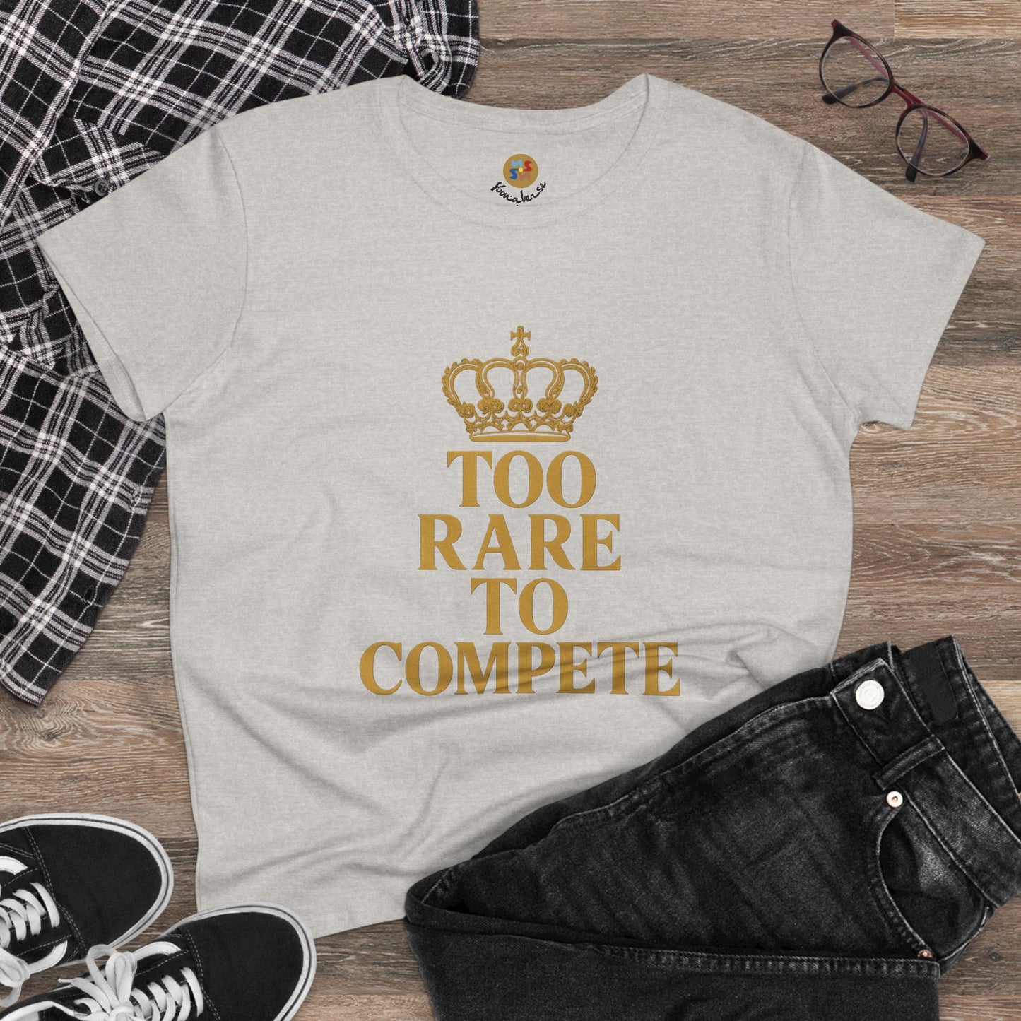 TOO RARE TO COMPETE — Signature Gold Tee