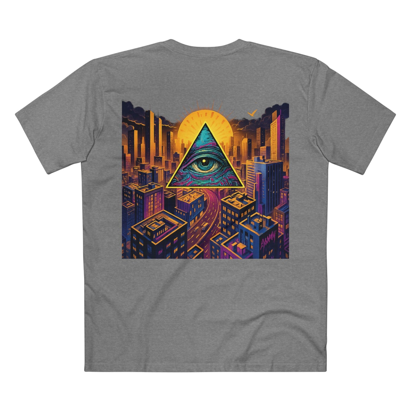 Purple Eye of the City Tee – Street Vision Collection