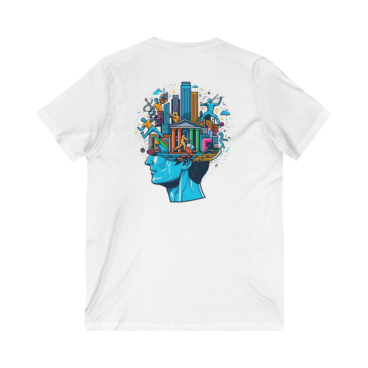 City of Motion V-Neck Tee
