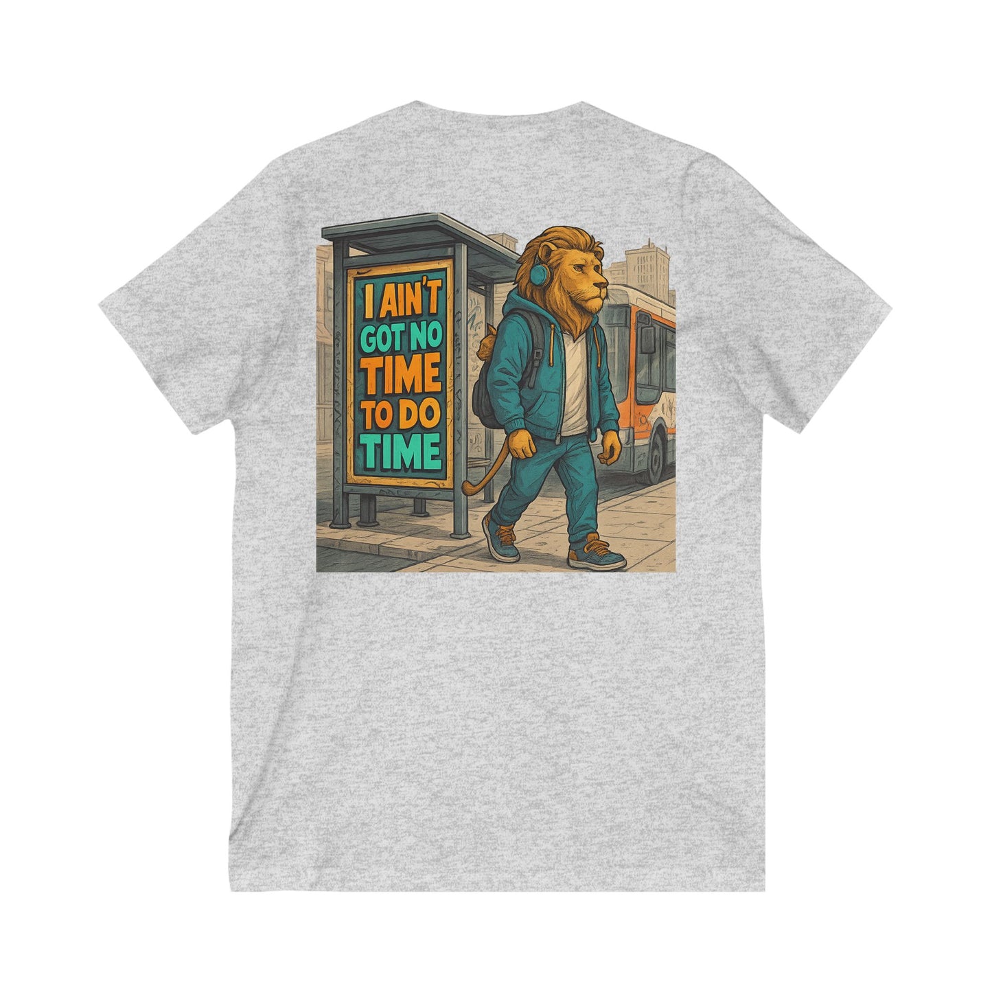 Yoonaverse Men's Lion City Discipline Tee – “I Ain’t Got No Time to Do Time”