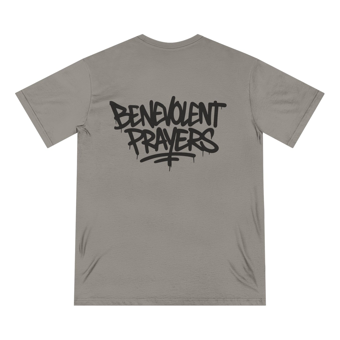 Yoonaverse Men's Benevolent Prayers™ Graffiti Back Tee – Sustainable Streetwear