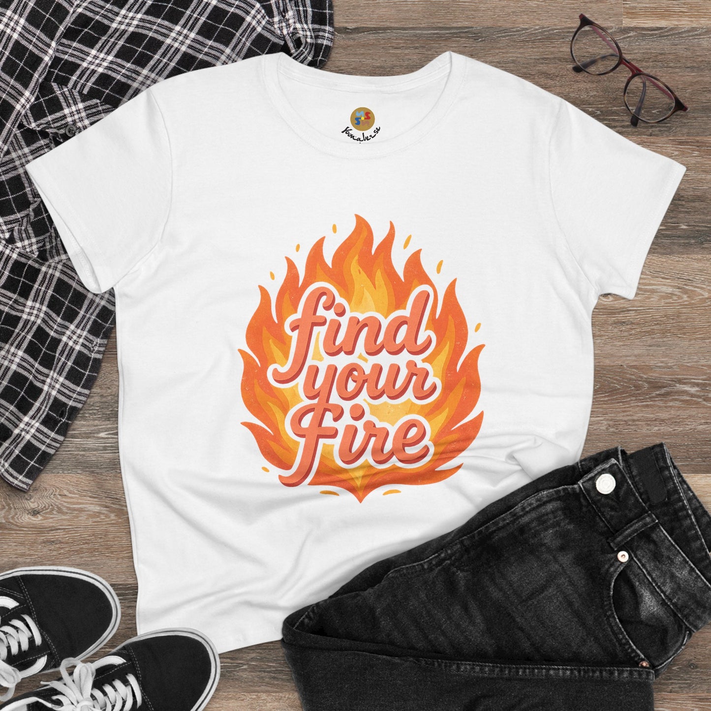 FIND YOUR FIRE — Signature Cut Tee