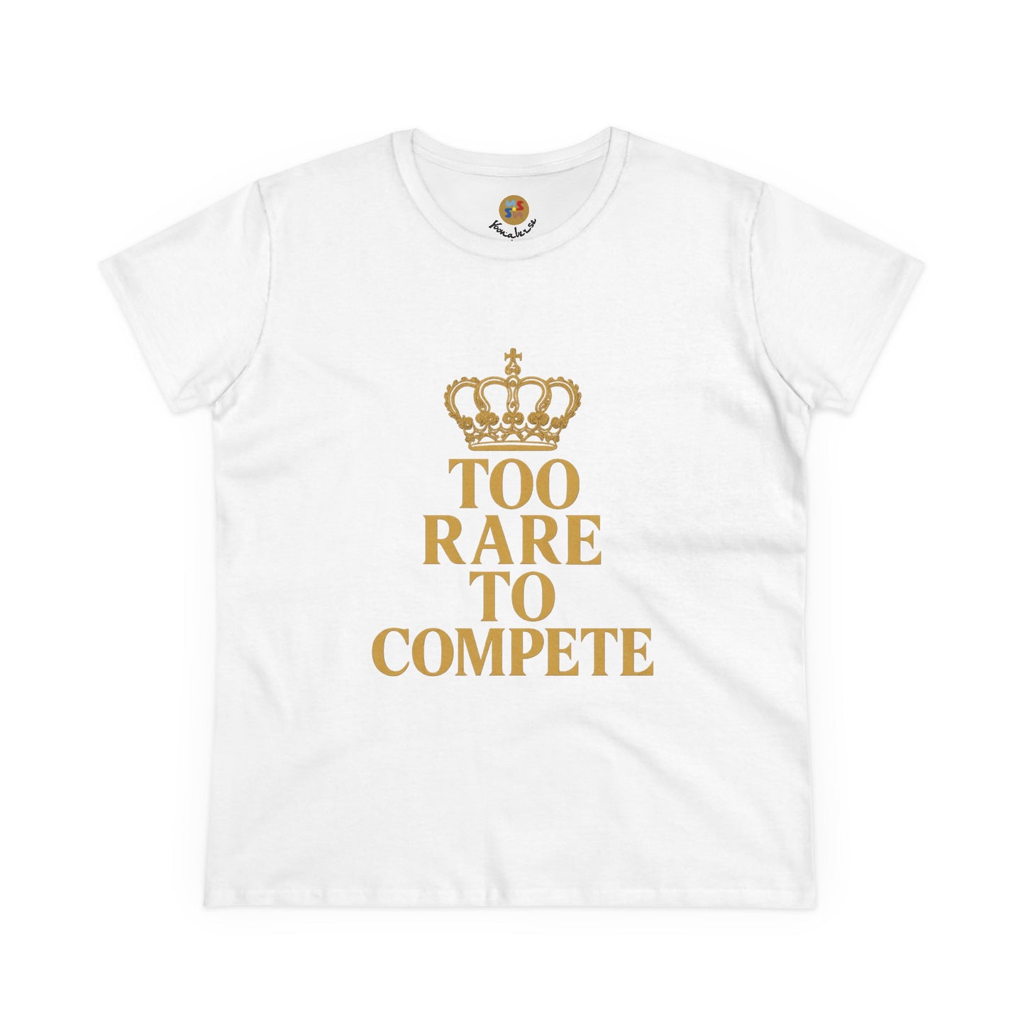 TOO RARE TO COMPETE — Signature Gold Tee