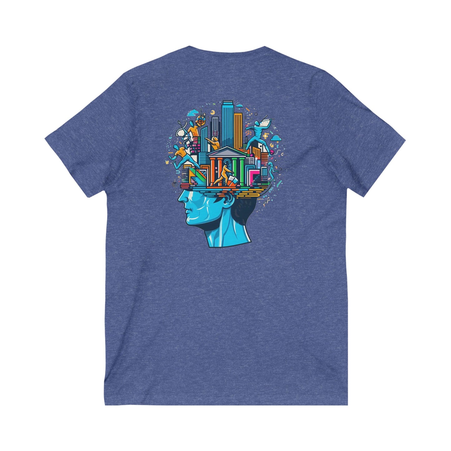 City of Motion V-Neck Tee