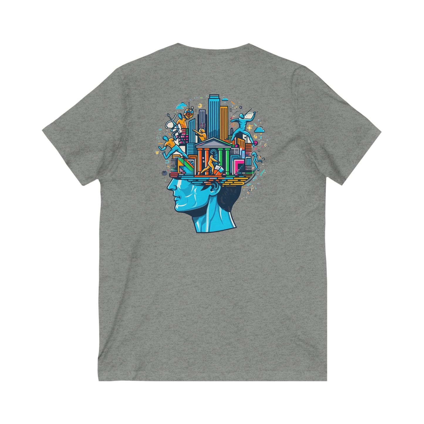 City of Motion V-Neck Tee