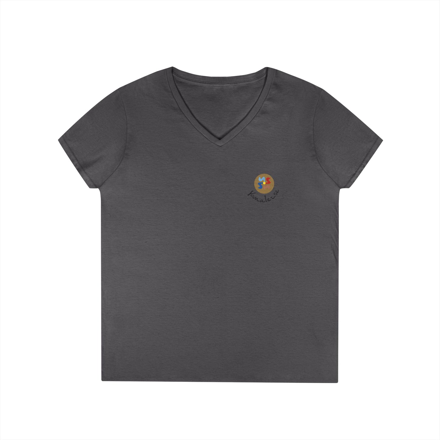 Yoonaverse Women's Urban Safari: Flamingo Cityscape Tee