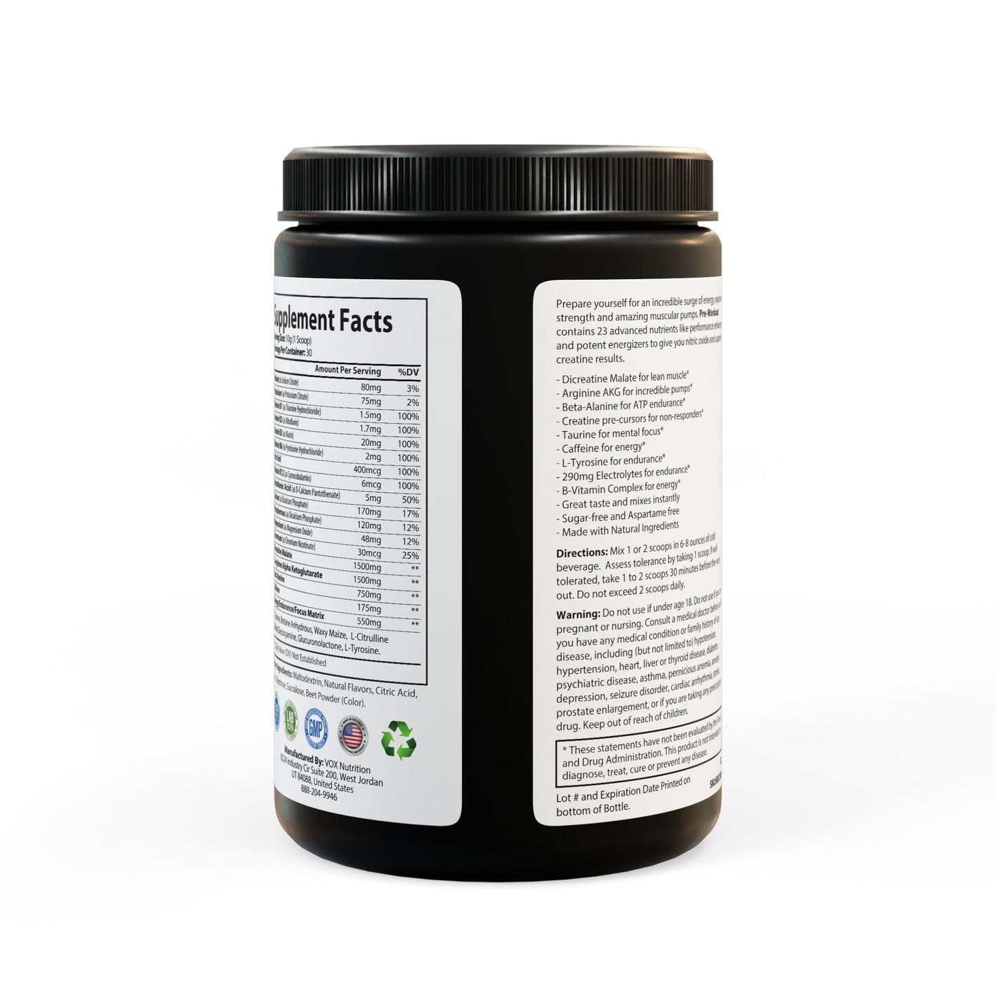 YOONAVERSE Pre-Workout Supplement – Watermelon Energy, Focus & Muscle Performance Formula – 300g