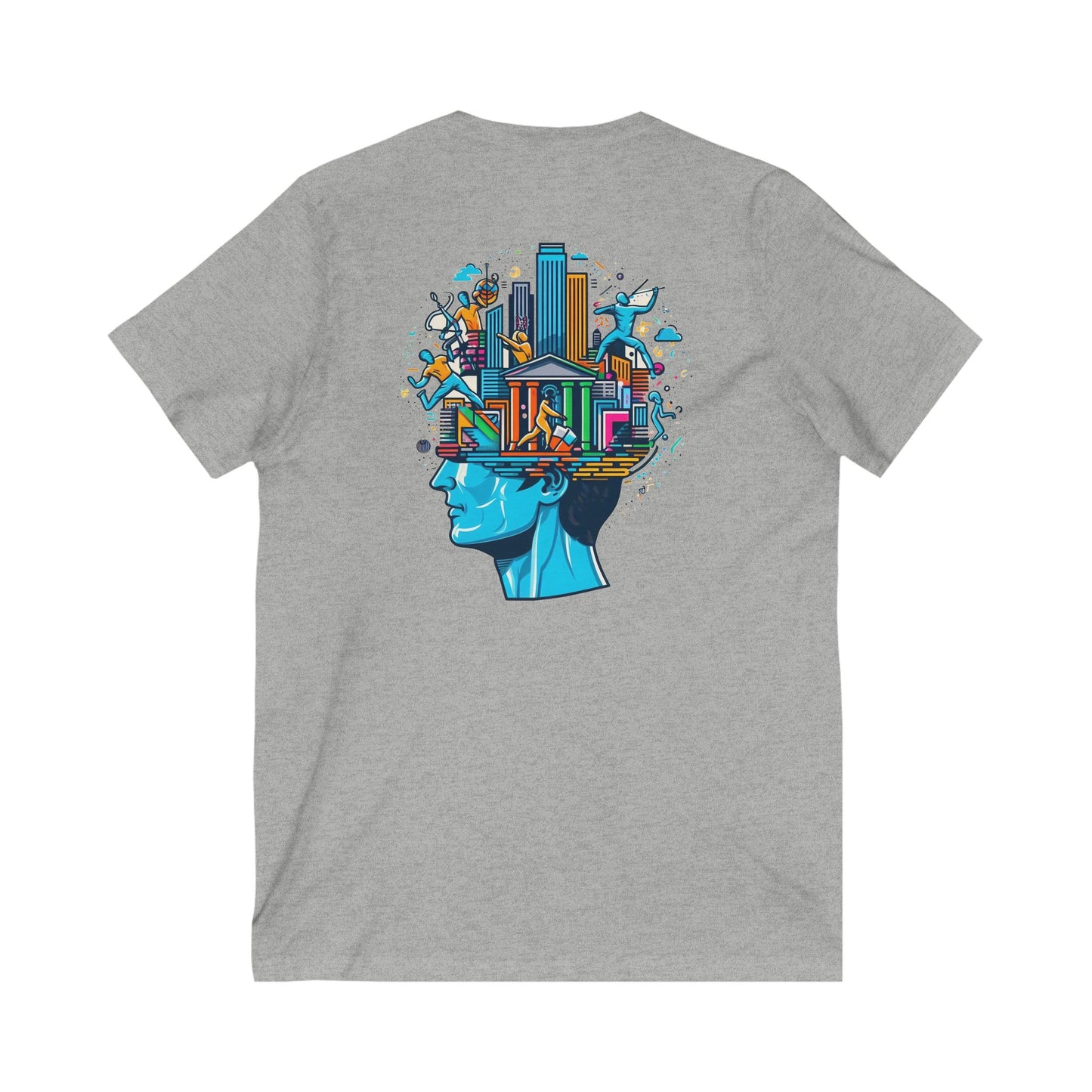 City of Motion V-Neck Tee