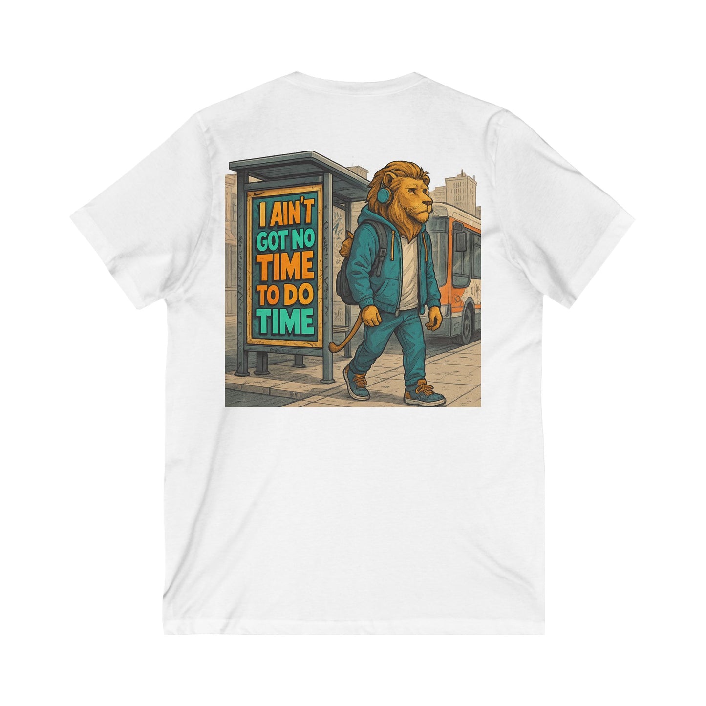 Yoonaverse Men's Lion City Discipline Tee – “I Ain’t Got No Time to Do Time”
