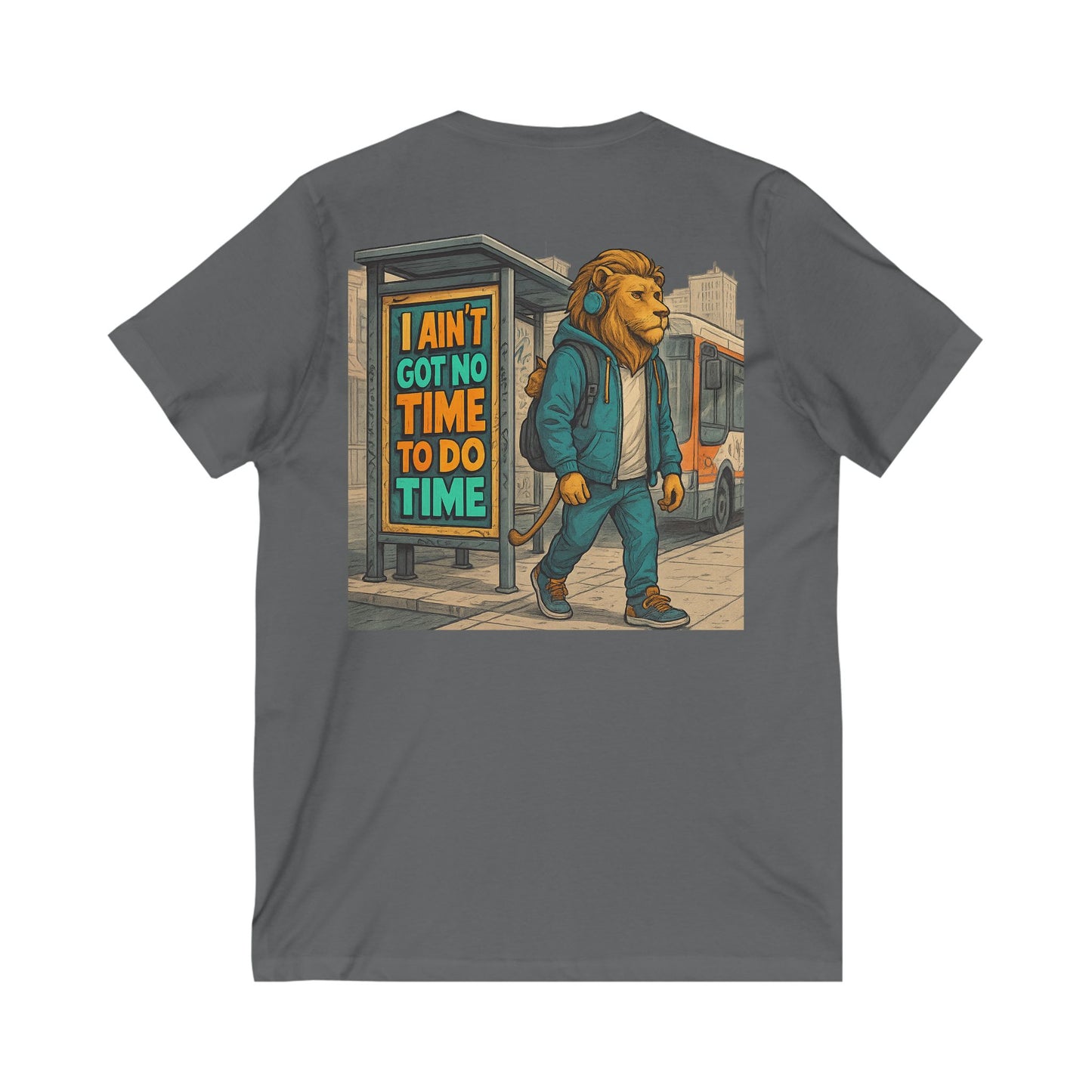 Yoonaverse Men's Lion City Discipline Tee – “I Ain’t Got No Time to Do Time”