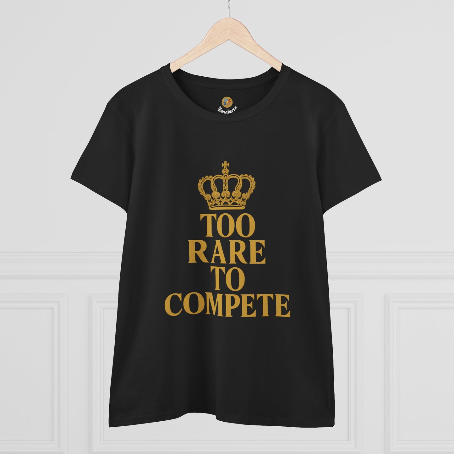 TOO RARE TO COMPETE — Signature Gold Tee