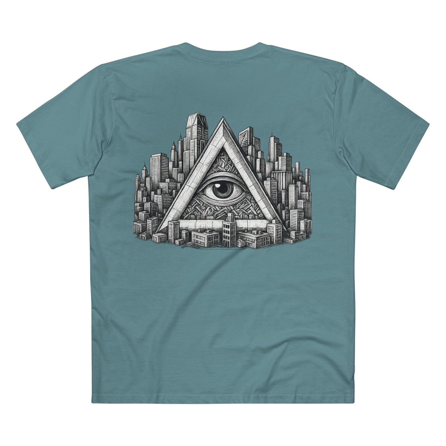 Urban Eye Signal Tee – Mysterious Monochrome