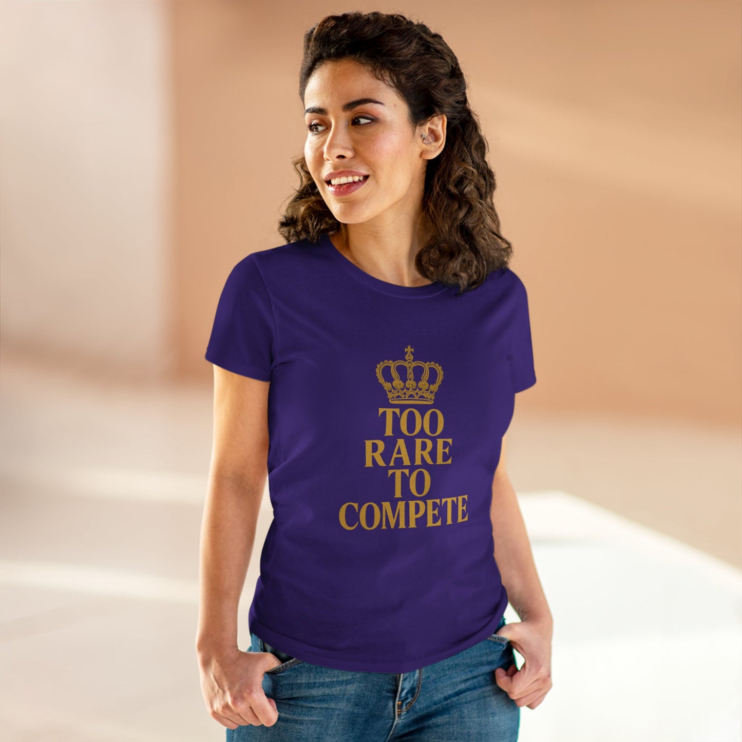 TOO RARE TO COMPETE — Signature Gold Tee