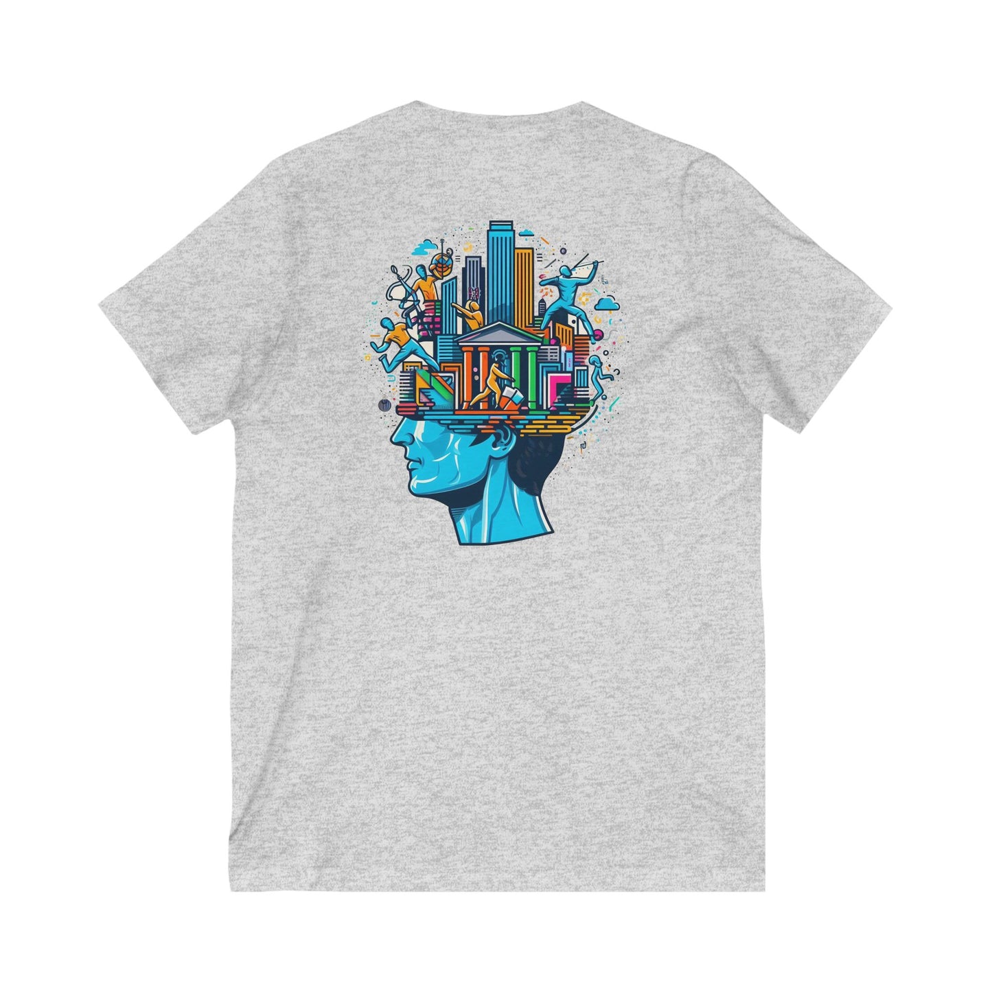 City of Motion V-Neck Tee