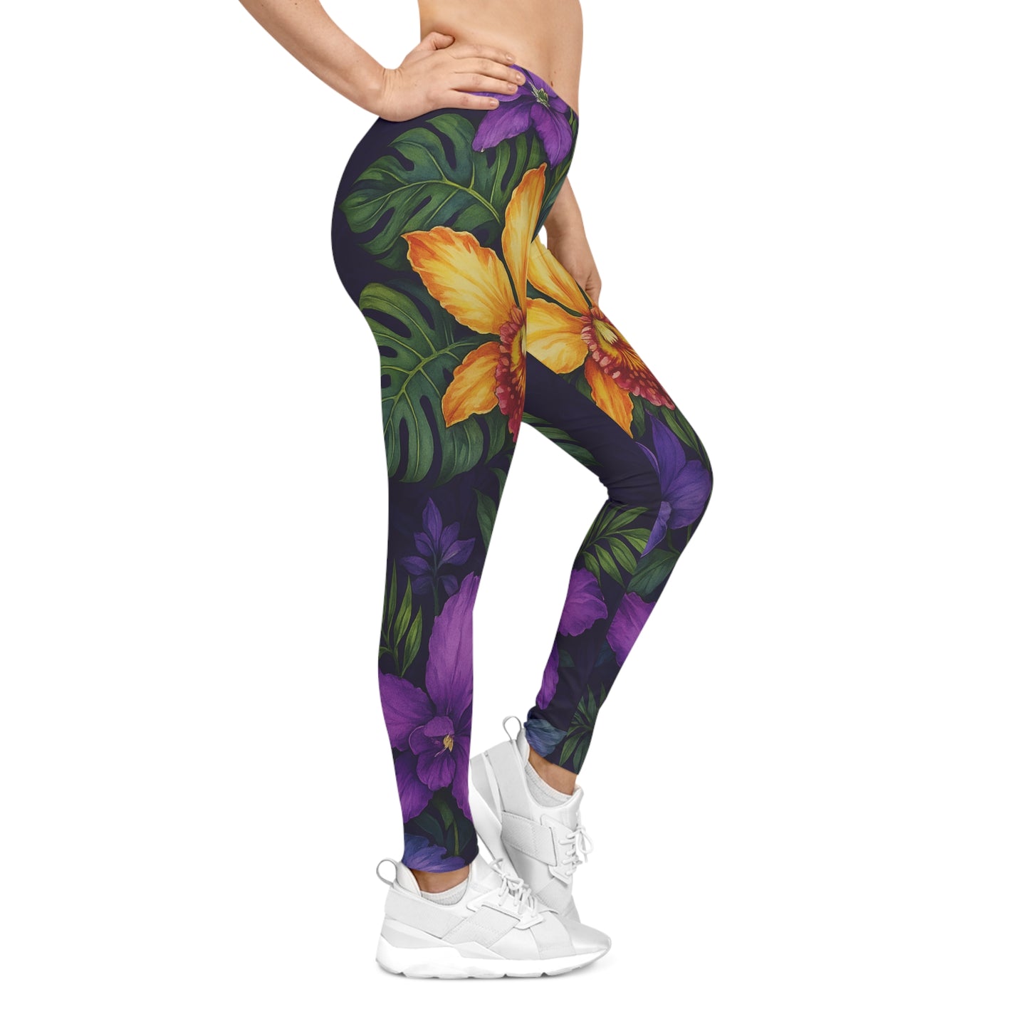 Tropical Bloom Leggings – Yoonaverse Botanical Edition