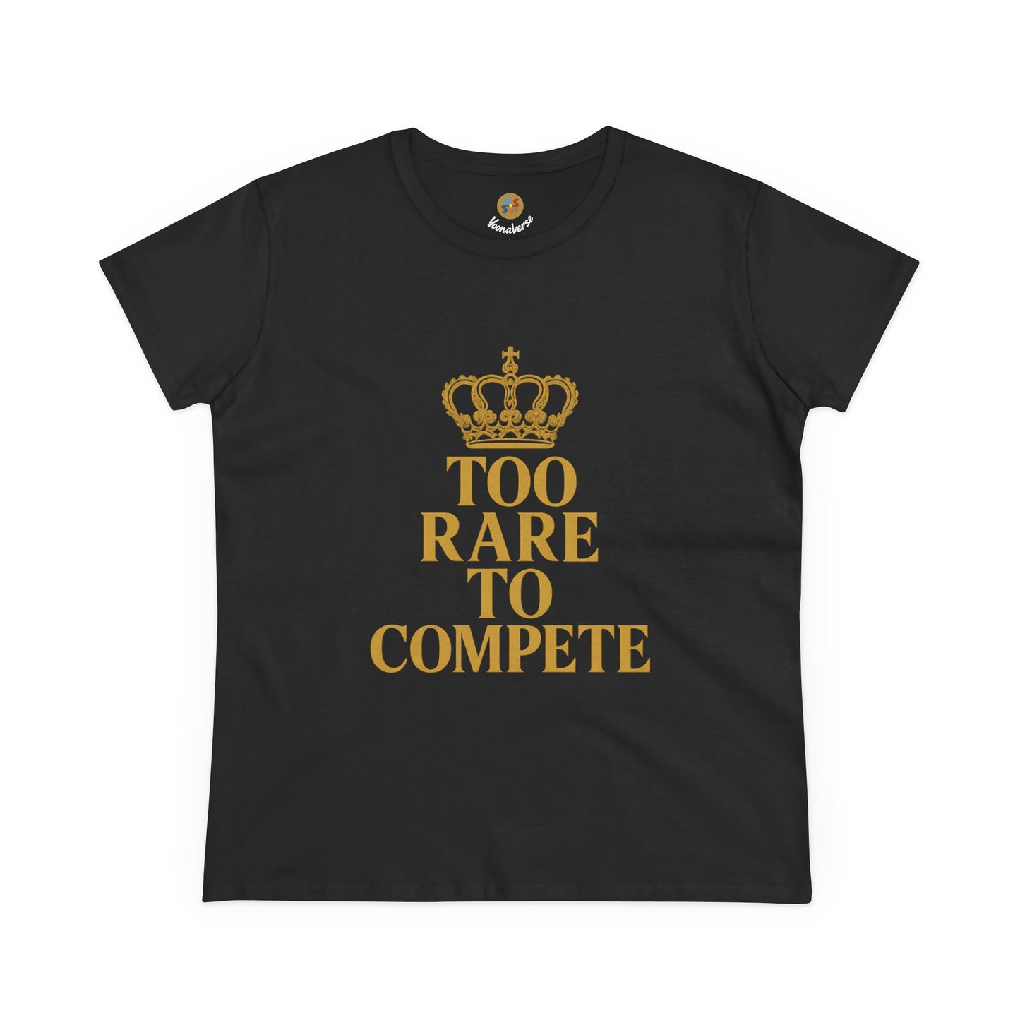 TOO RARE TO COMPETE — Signature Gold Tee