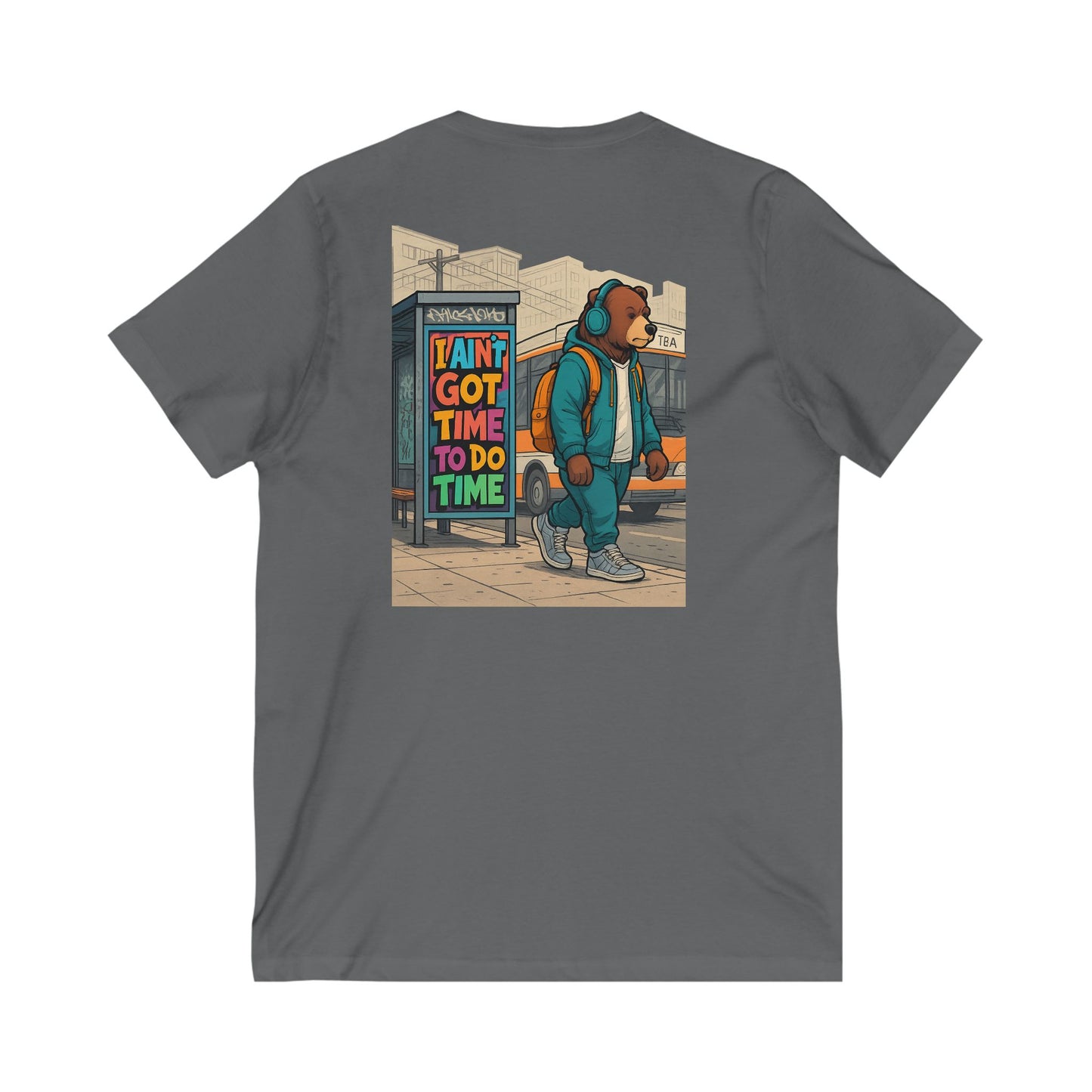Yoonaverse Bear In City Men’s Tee – “I Ain’t Got No Time”