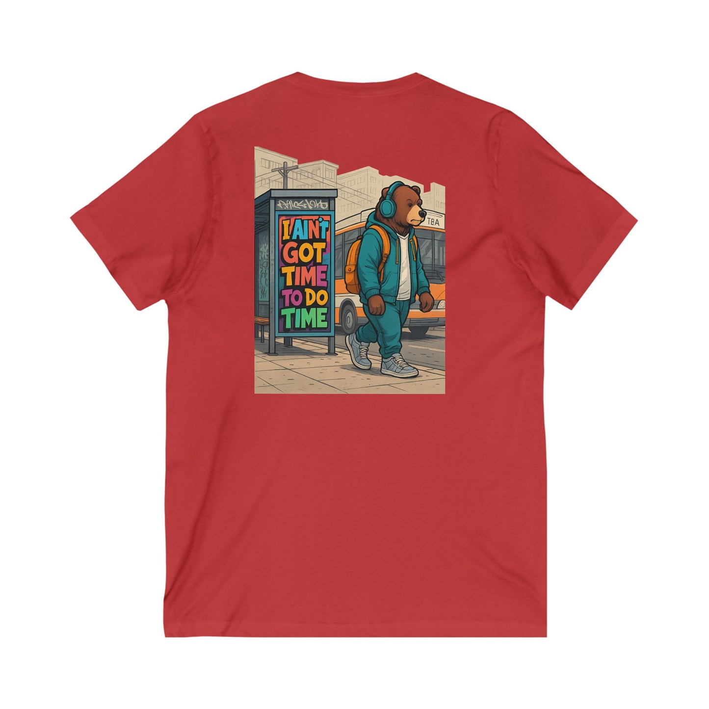 Yoonaverse Bear In City Men’s Tee – “I Ain’t Got No Time”