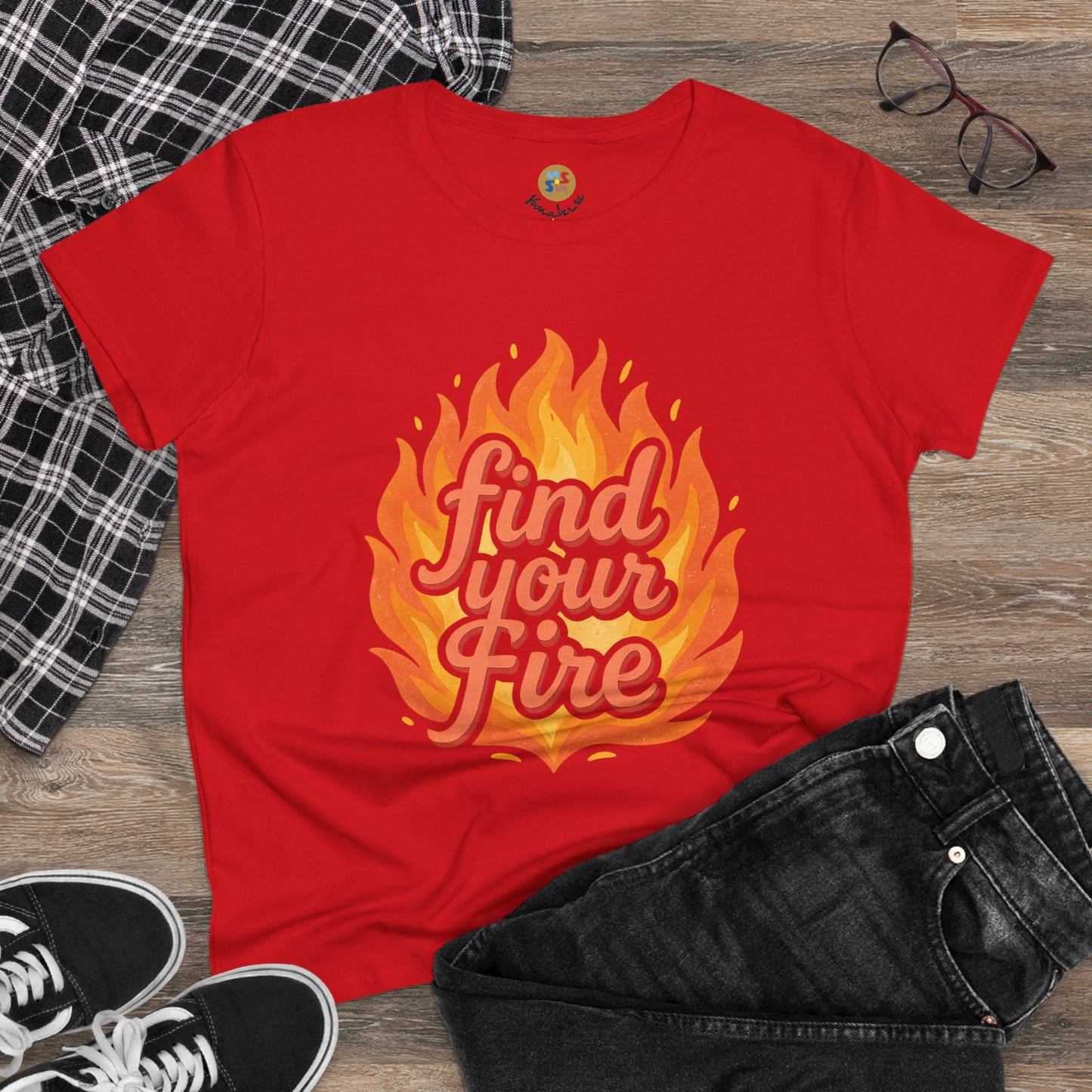 FIND YOUR FIRE — Signature Cut Tee