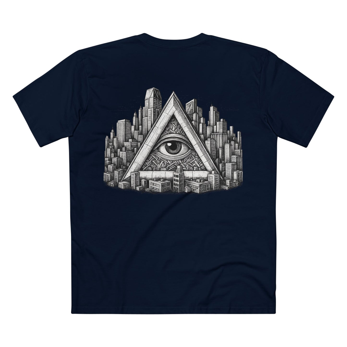 Urban Eye Signal Tee – Mysterious Monochrome