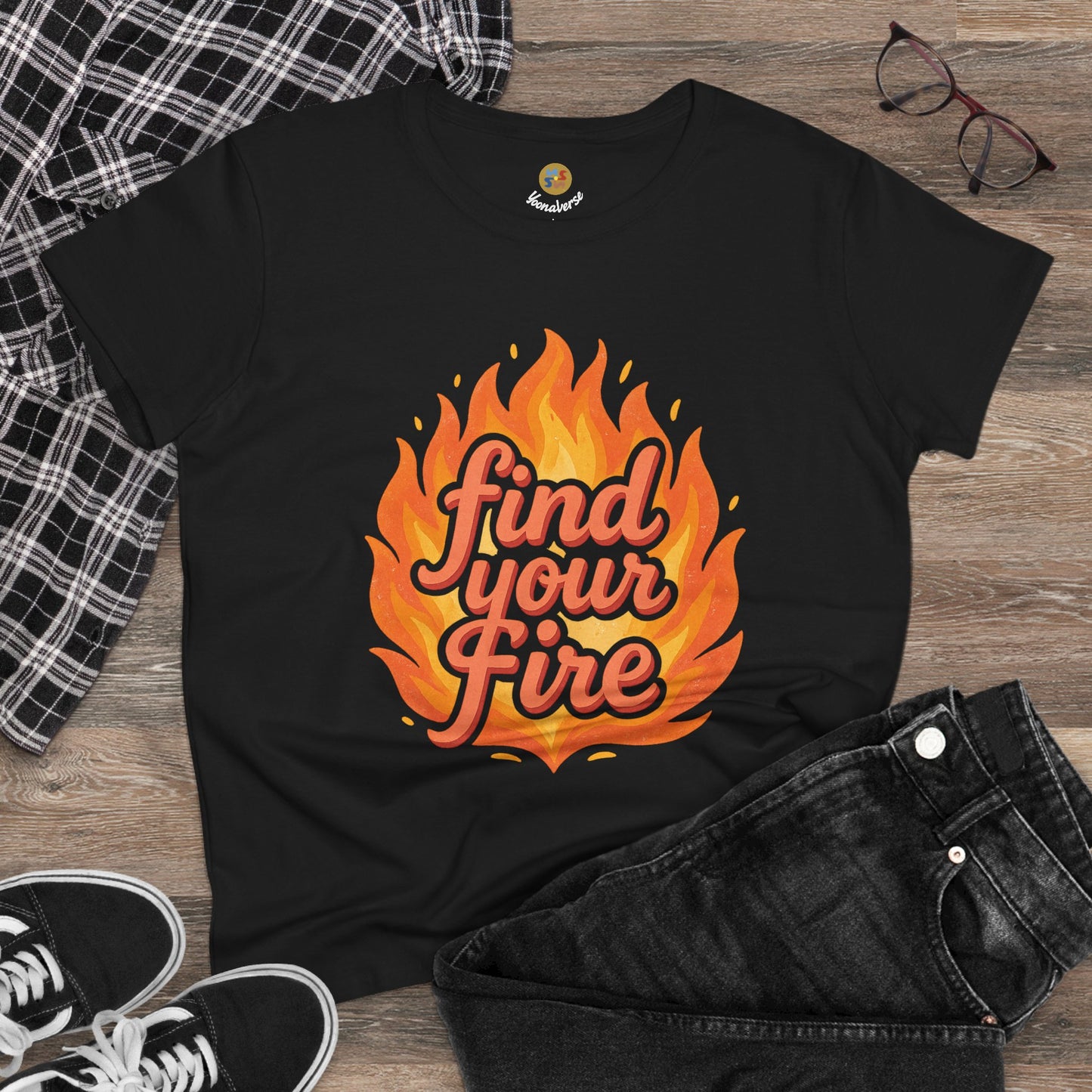 FIND YOUR FIRE — Signature Cut Tee