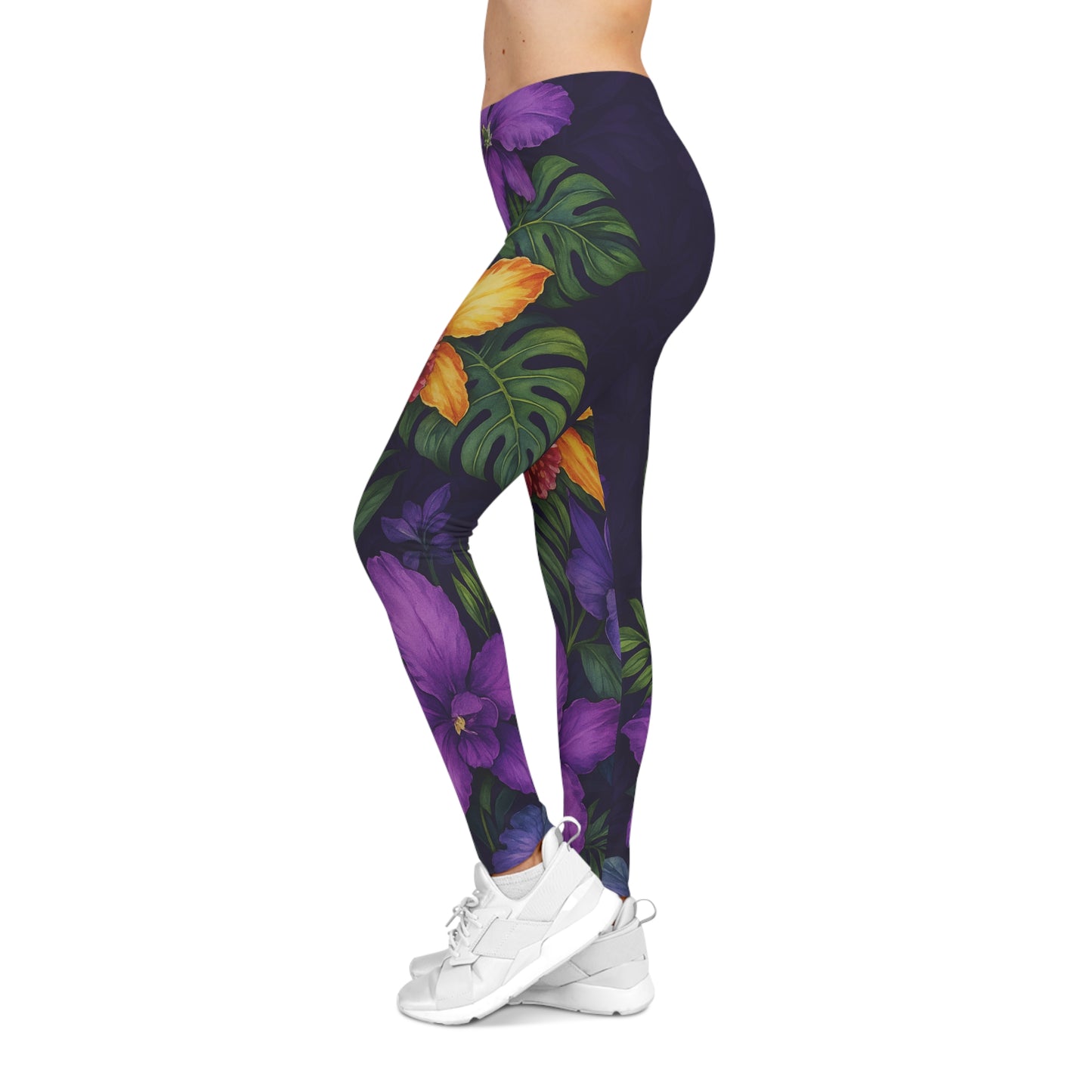 Tropical Bloom Leggings – Yoonaverse Botanical Edition