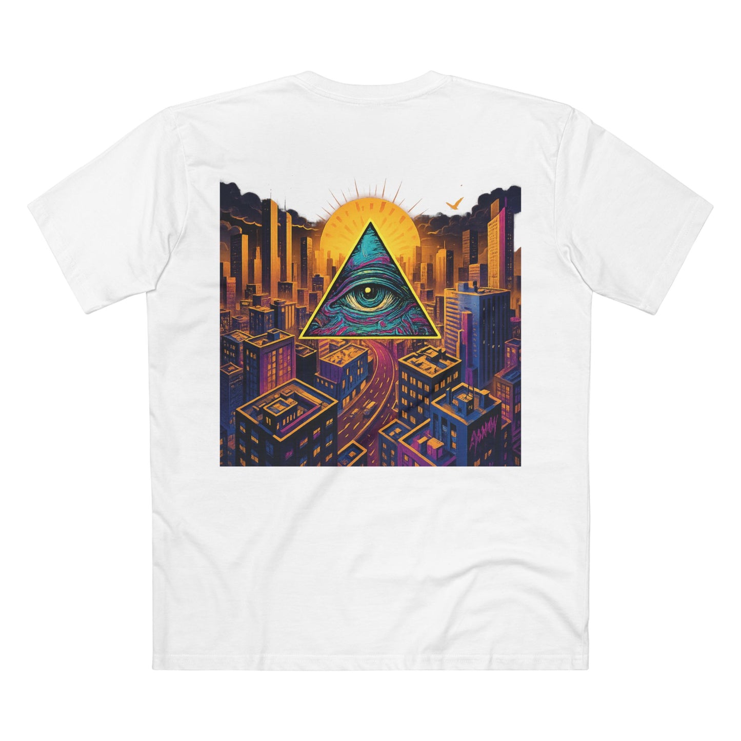 Purple Eye of the City Tee – Street Vision Collection