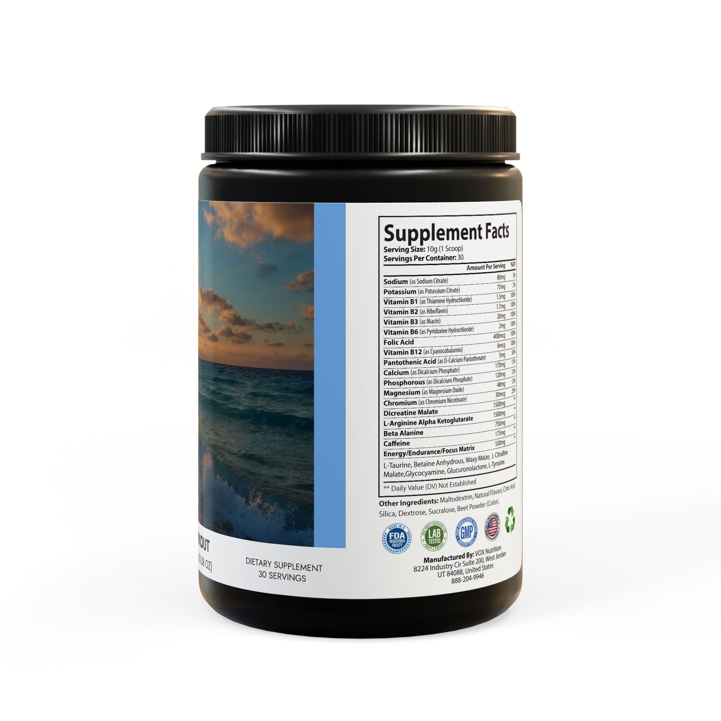 YOONAVERSE Pre-Workout Supplement – Watermelon Energy, Focus & Muscle Performance Formula – 300g