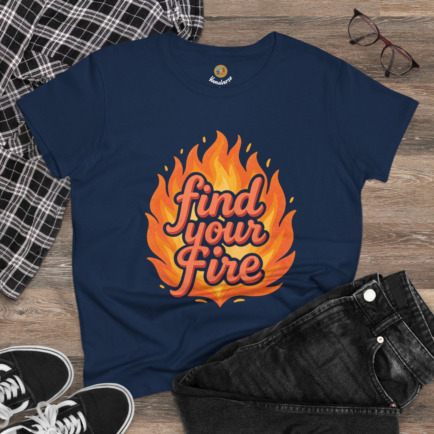 FIND YOUR FIRE — Signature Cut Tee