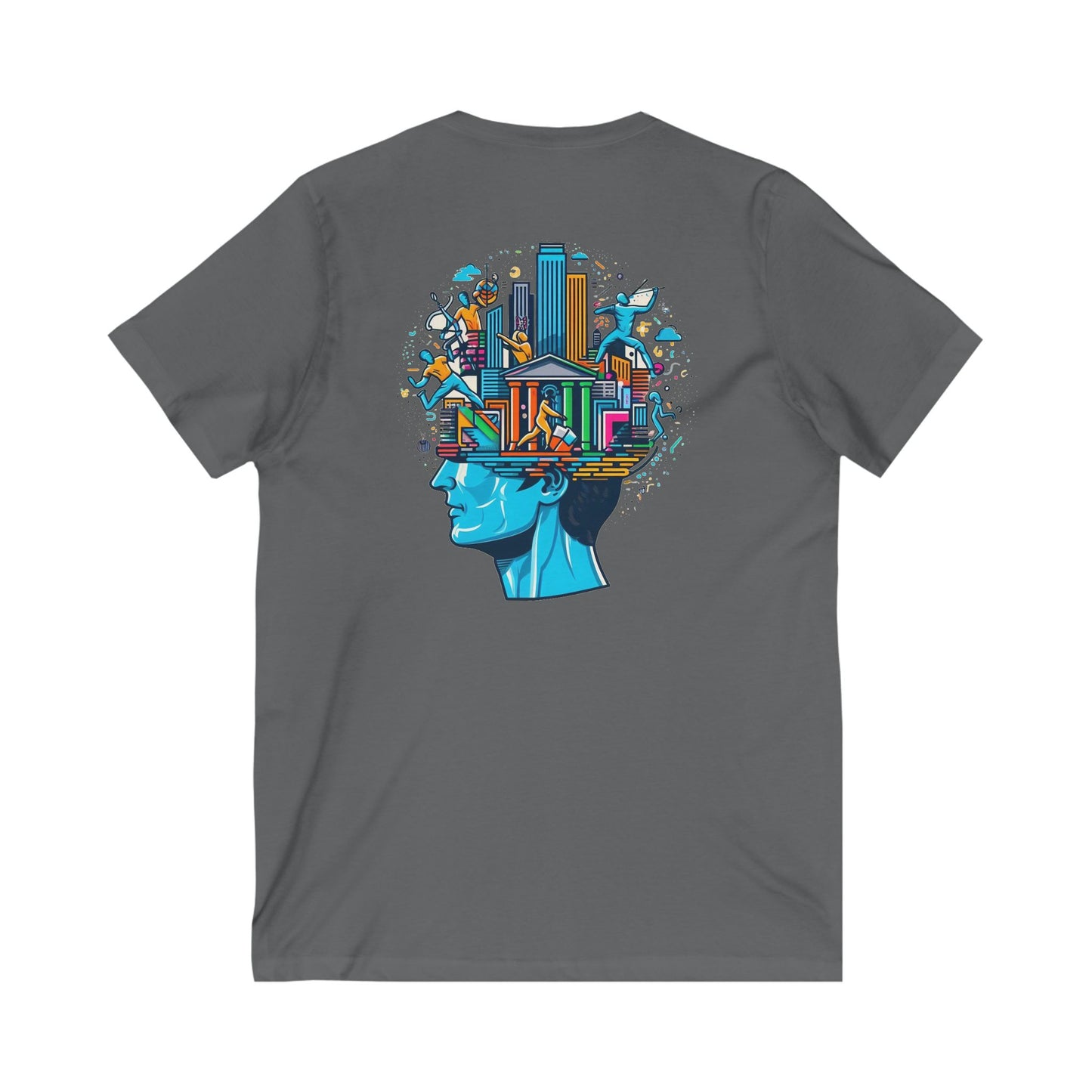 City of Motion V-Neck Tee