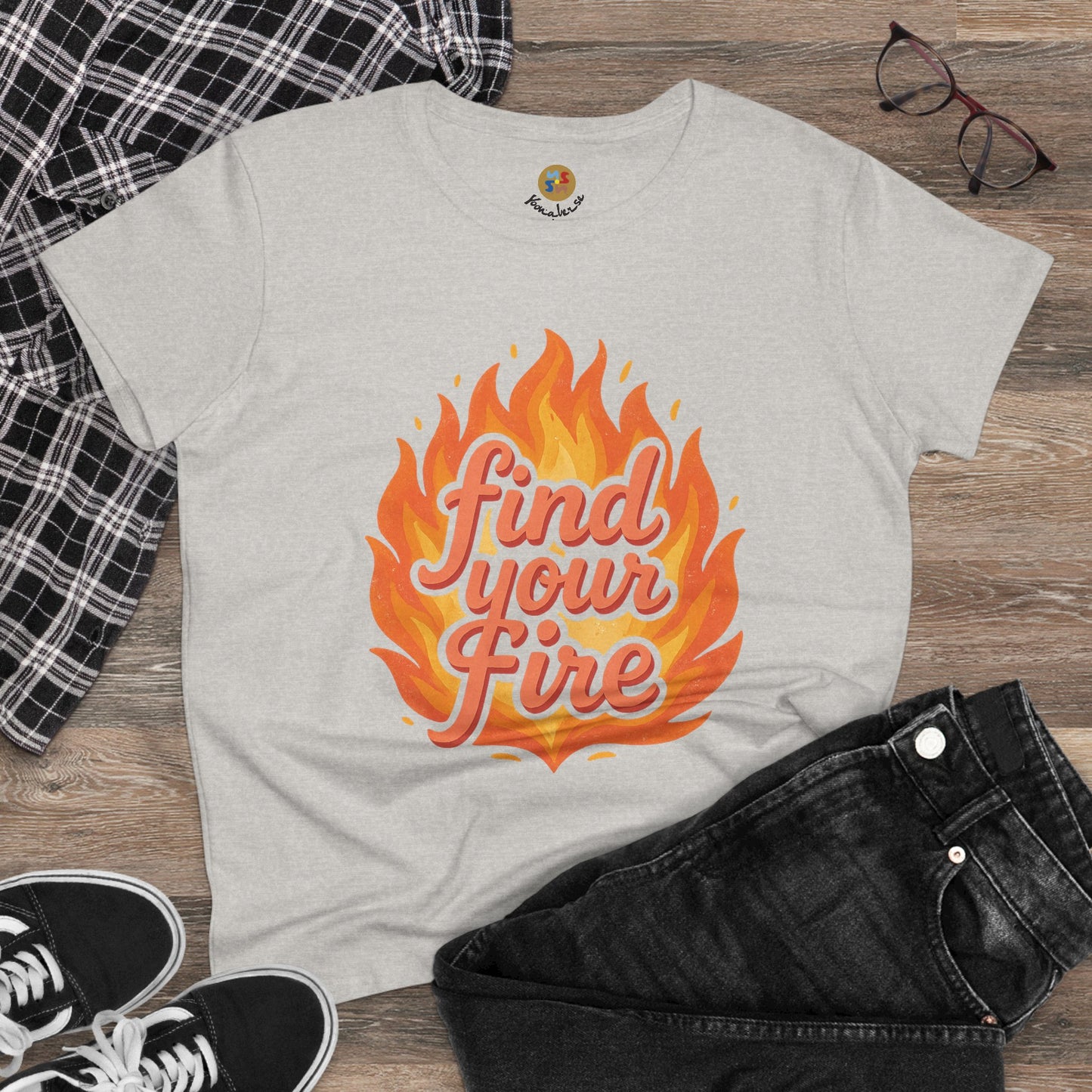 FIND YOUR FIRE — Signature Cut Tee