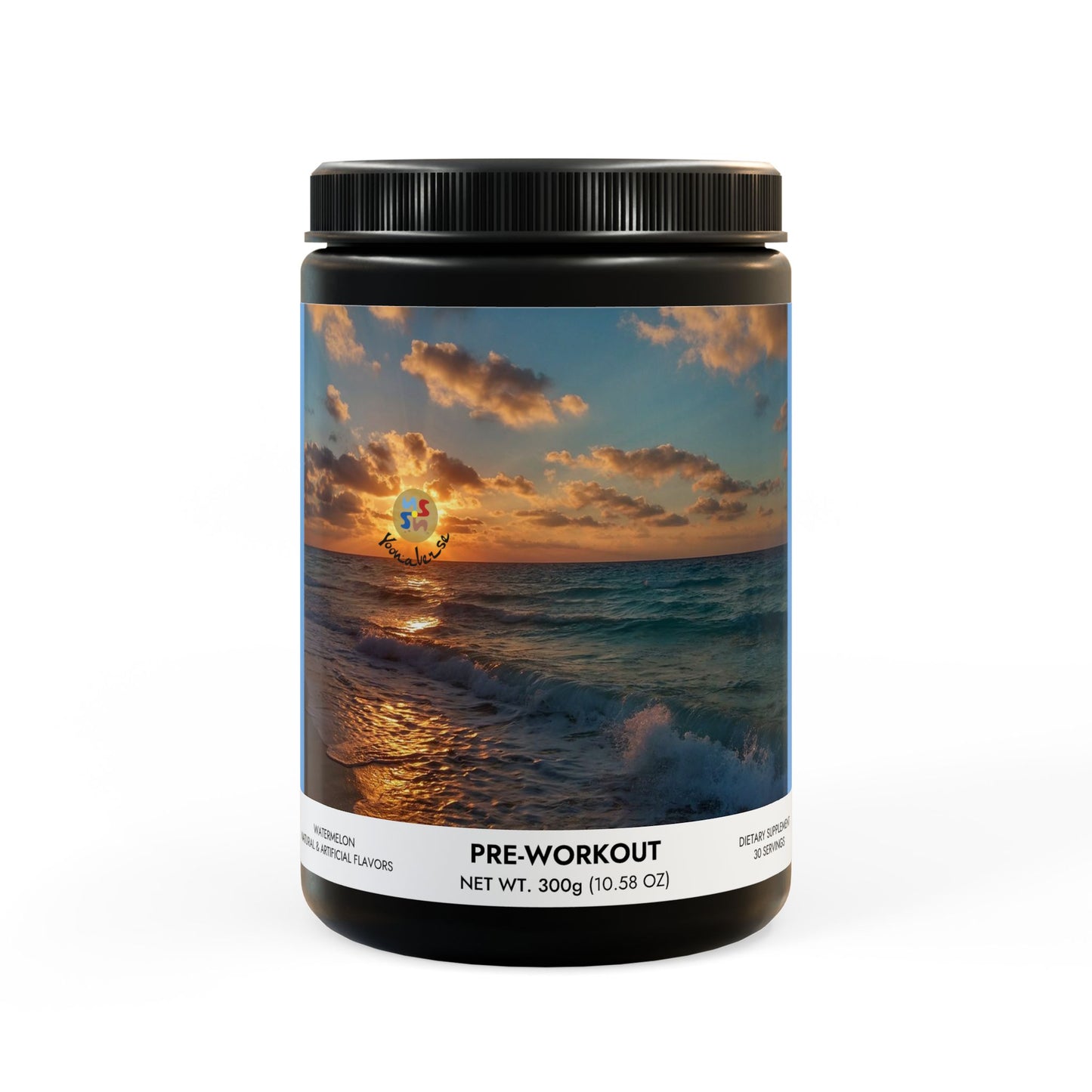 YOONAVERSE Pre-Workout Supplement – Watermelon Energy, Focus & Muscle Performance Formula – 300g