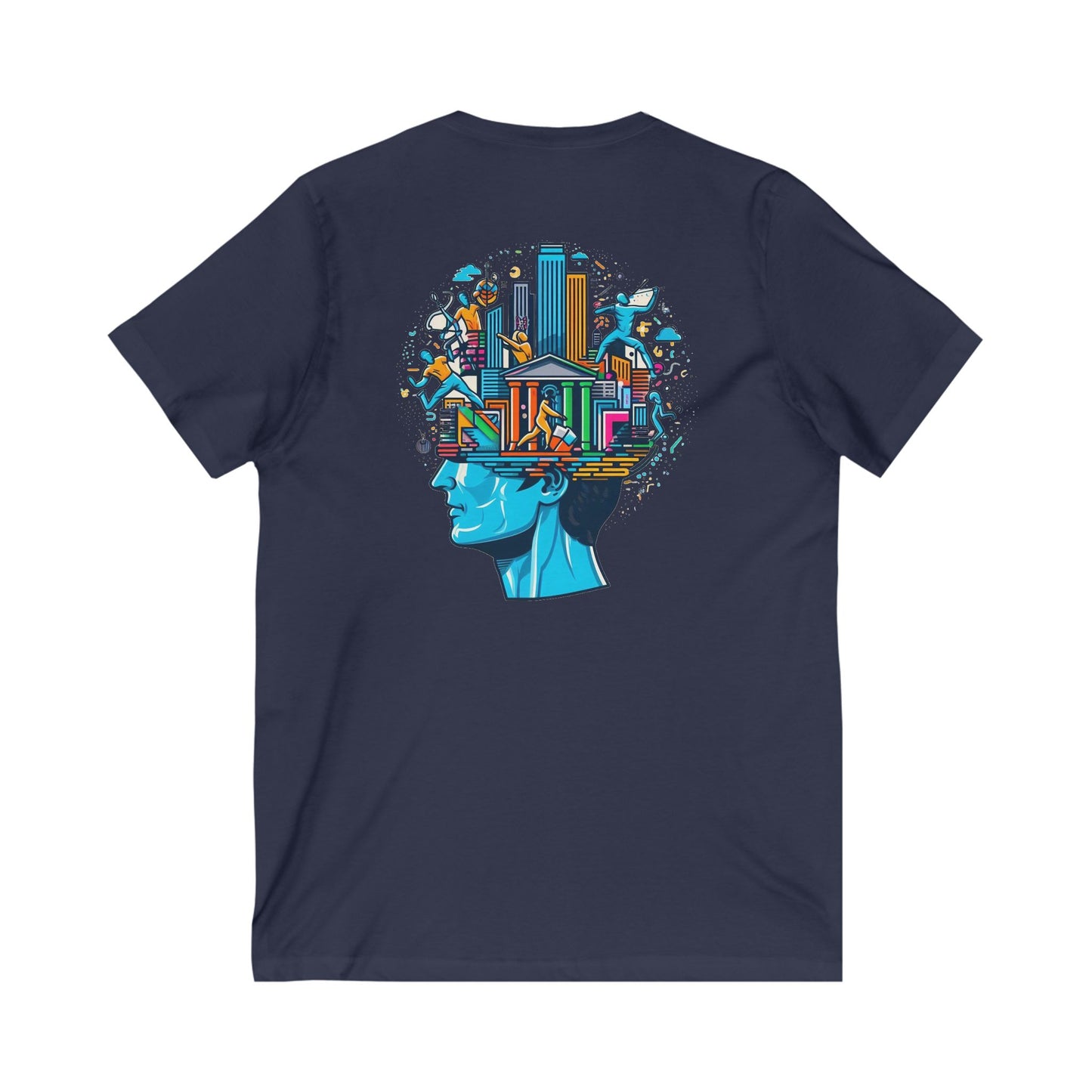 City of Motion V-Neck Tee
