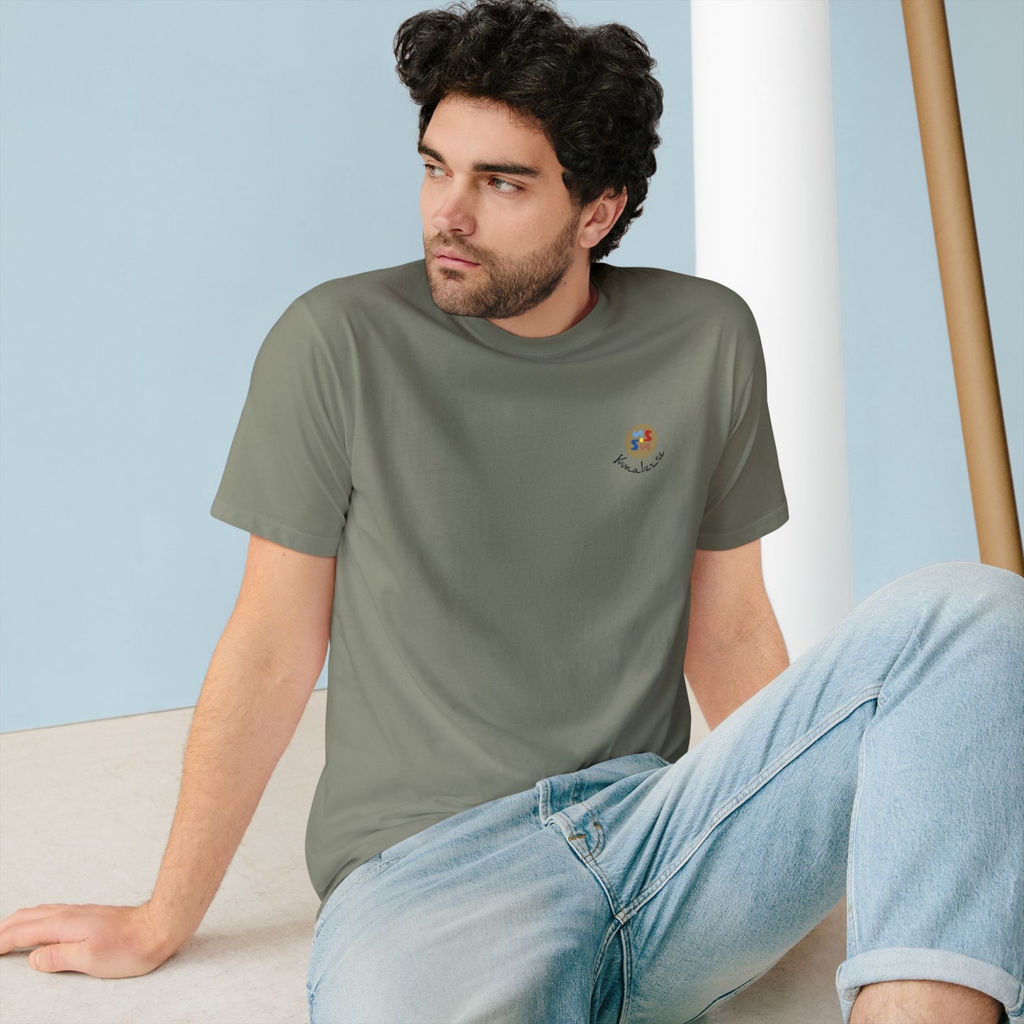 Yoonaverse Men's Benevolent Prayers™ Graffiti Back Tee – Sustainable Streetwear