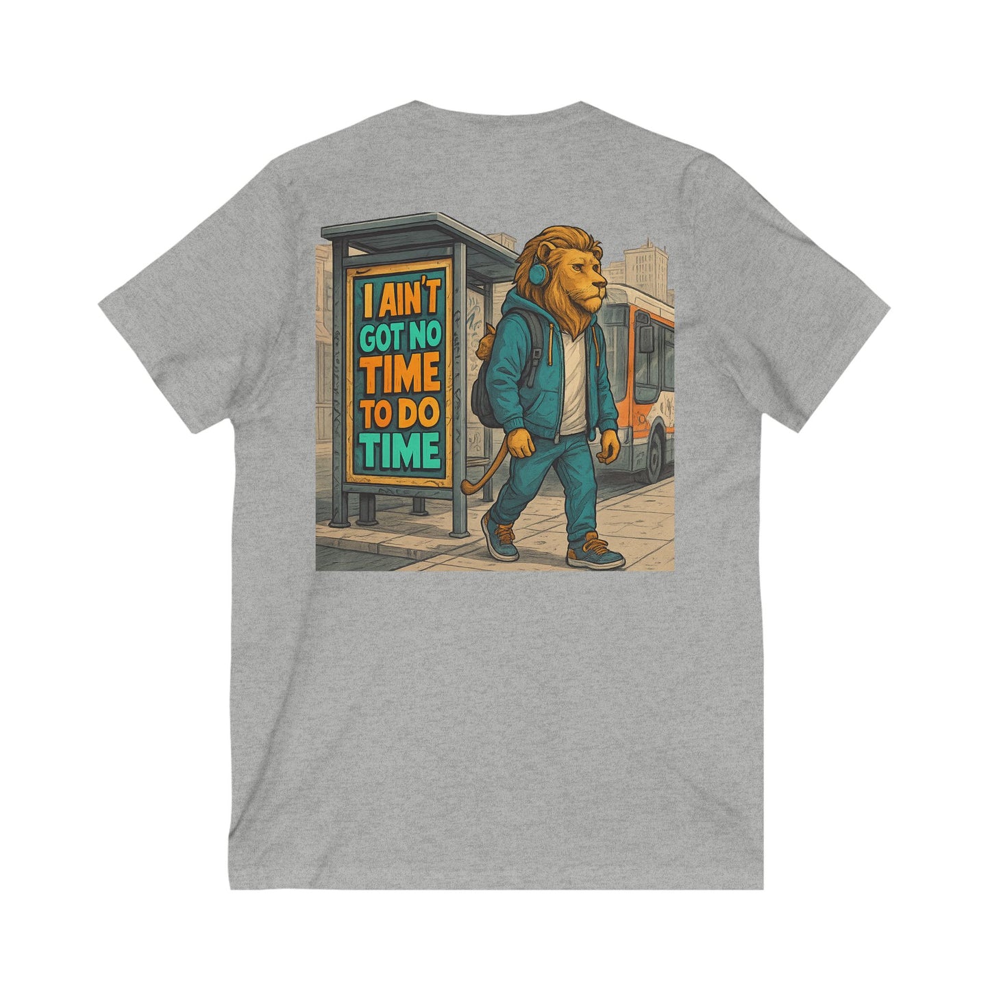 Yoonaverse Men's Lion City Discipline Tee – “I Ain’t Got No Time to Do Time”