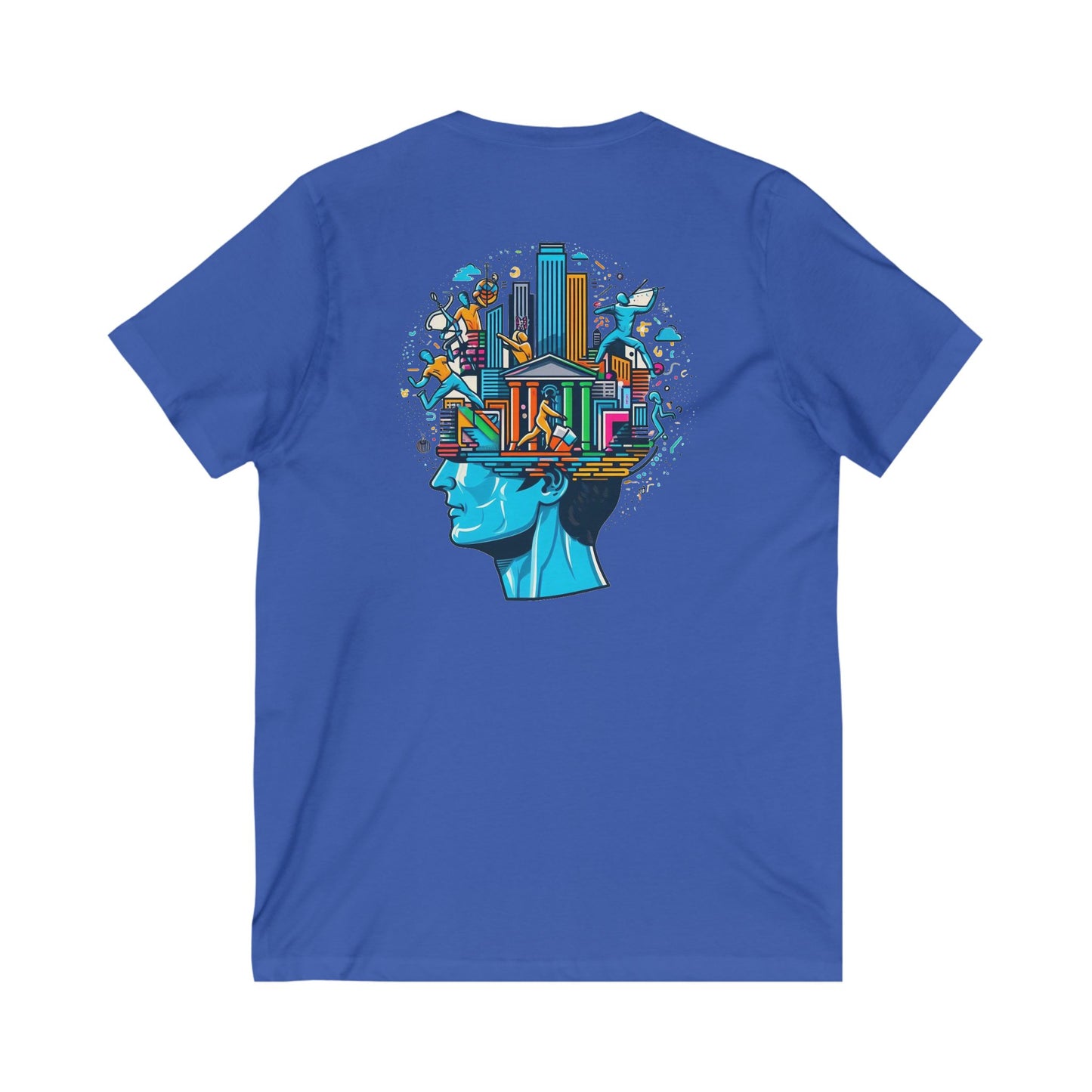 City of Motion V-Neck Tee
