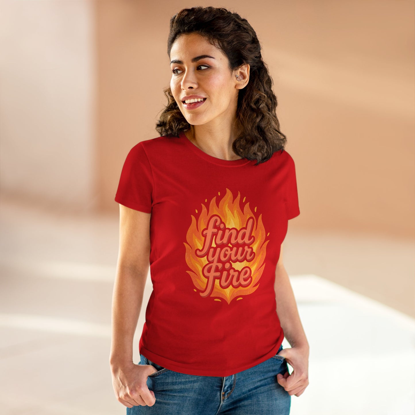 FIND YOUR FIRE — Signature Cut Tee