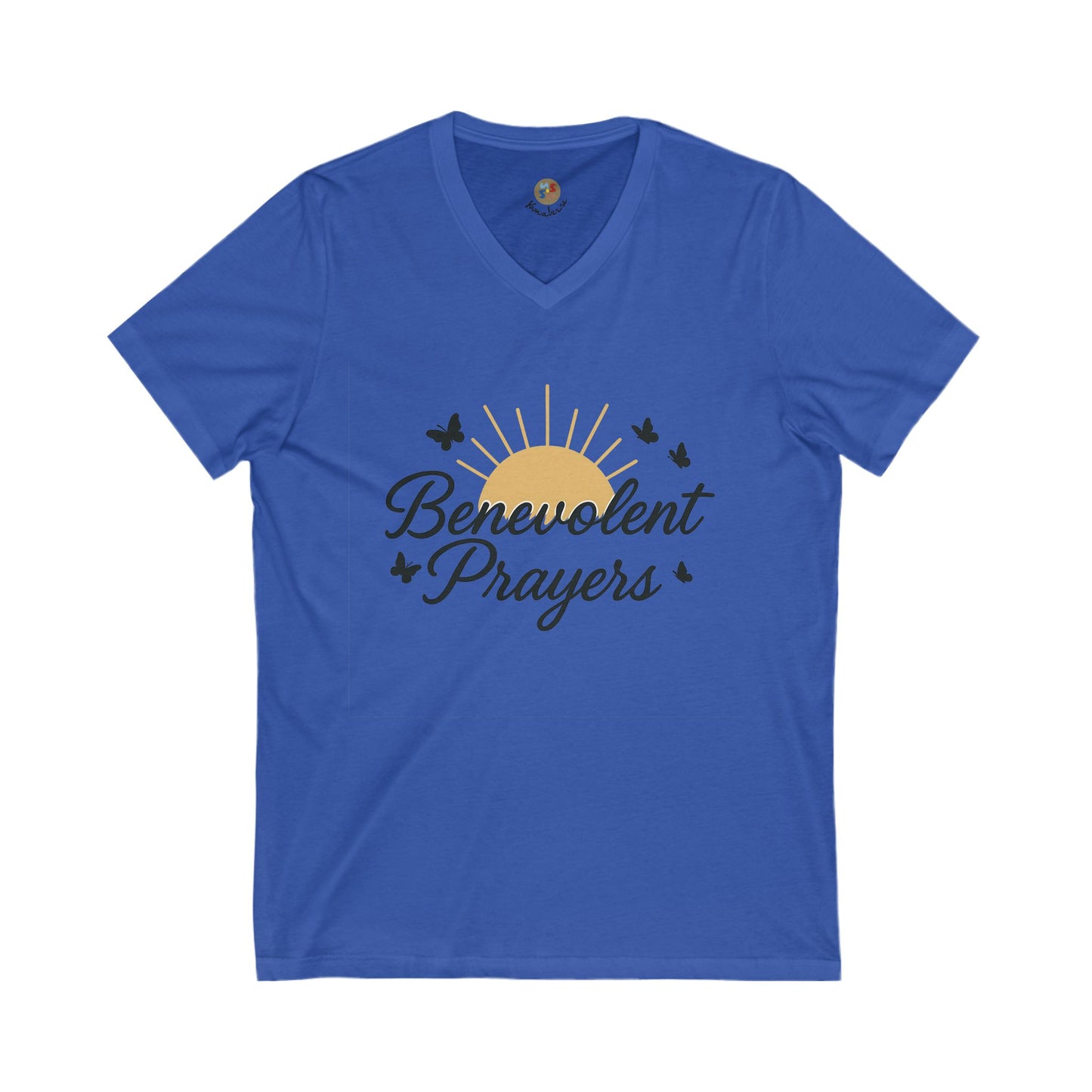 Benevolent Prayers™ Women’s V-Neck Tee – Rise in Light