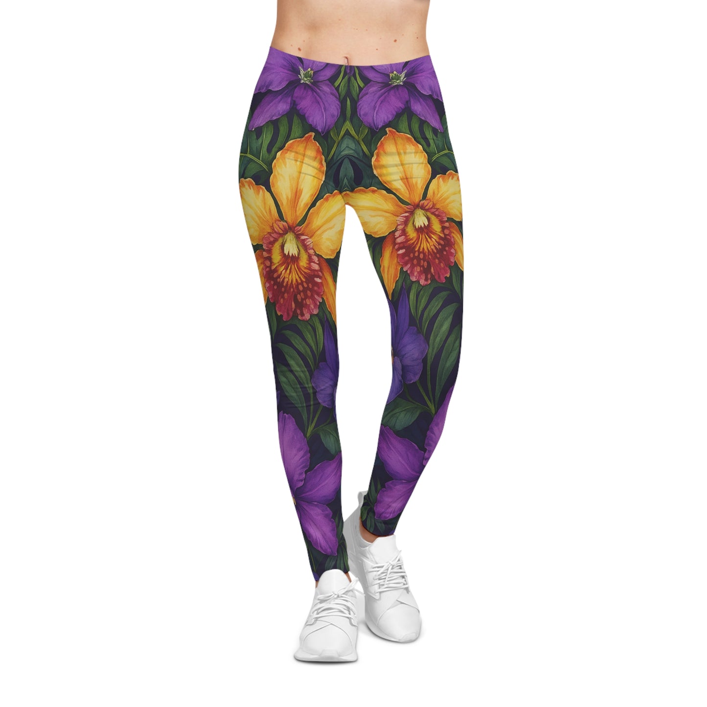Tropical Bloom Leggings – Yoonaverse Botanical Edition