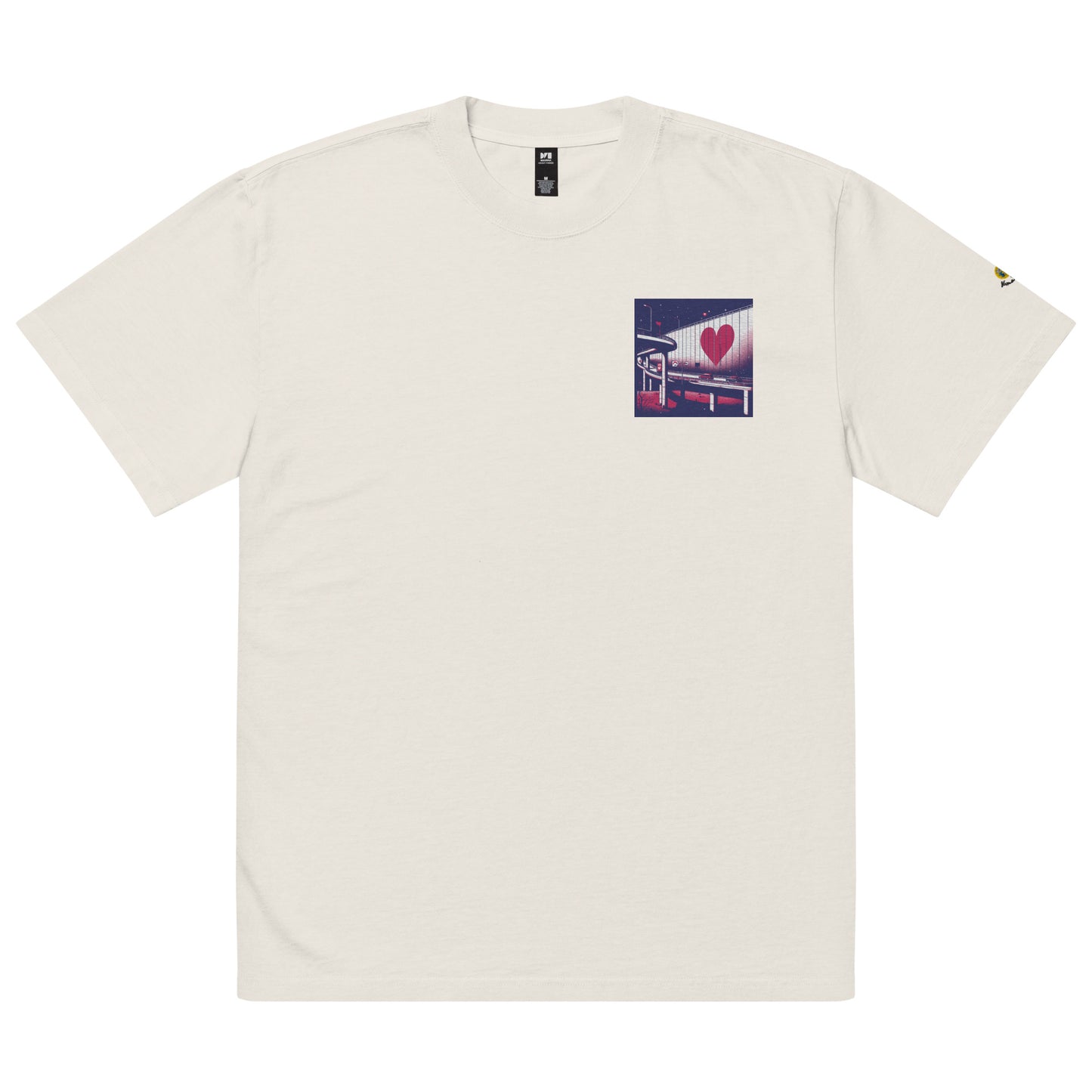 Love in the Air Oversized faded t-shirt Limited edition design