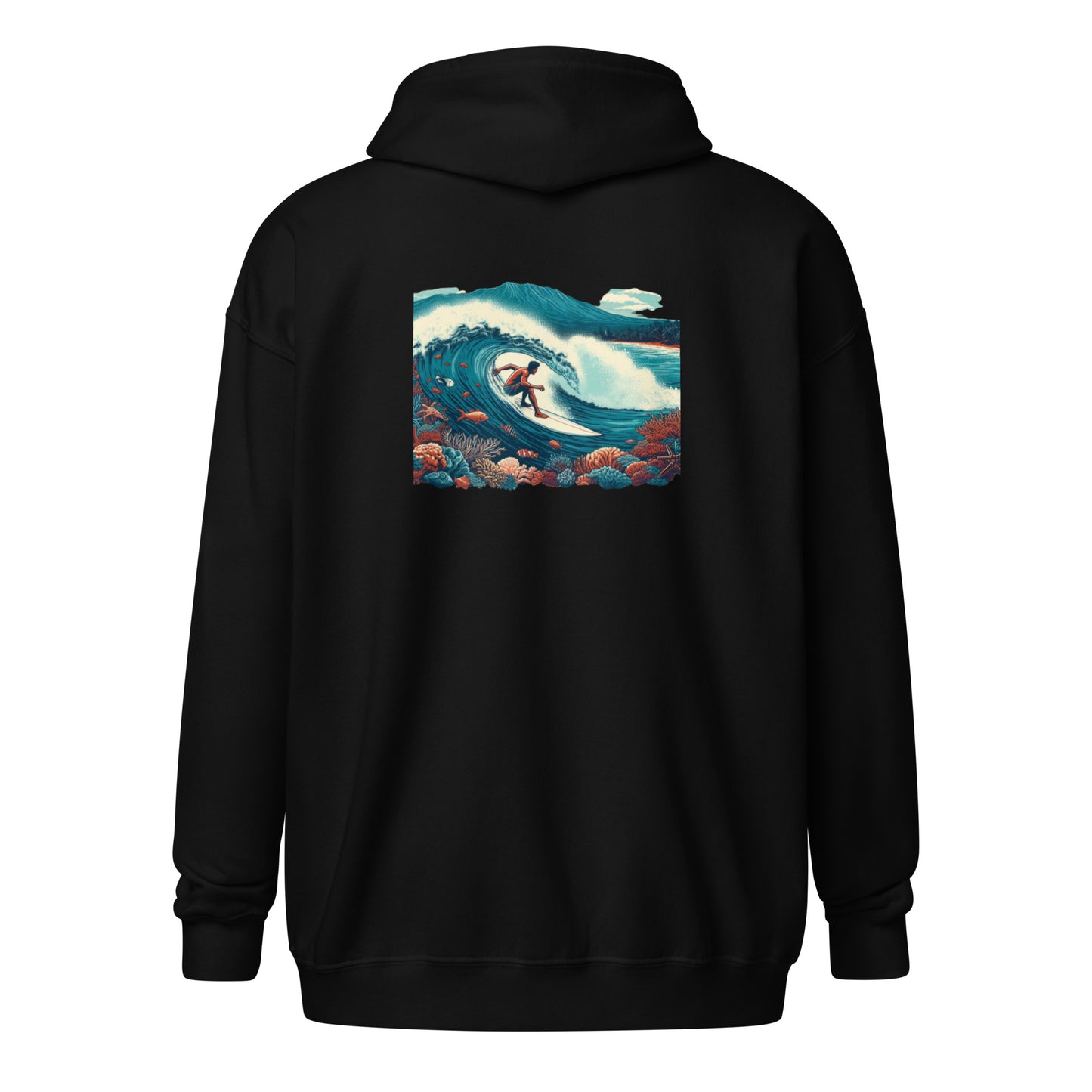 WAVE Unisex heavy blend zip hoodie Limited Edition Design