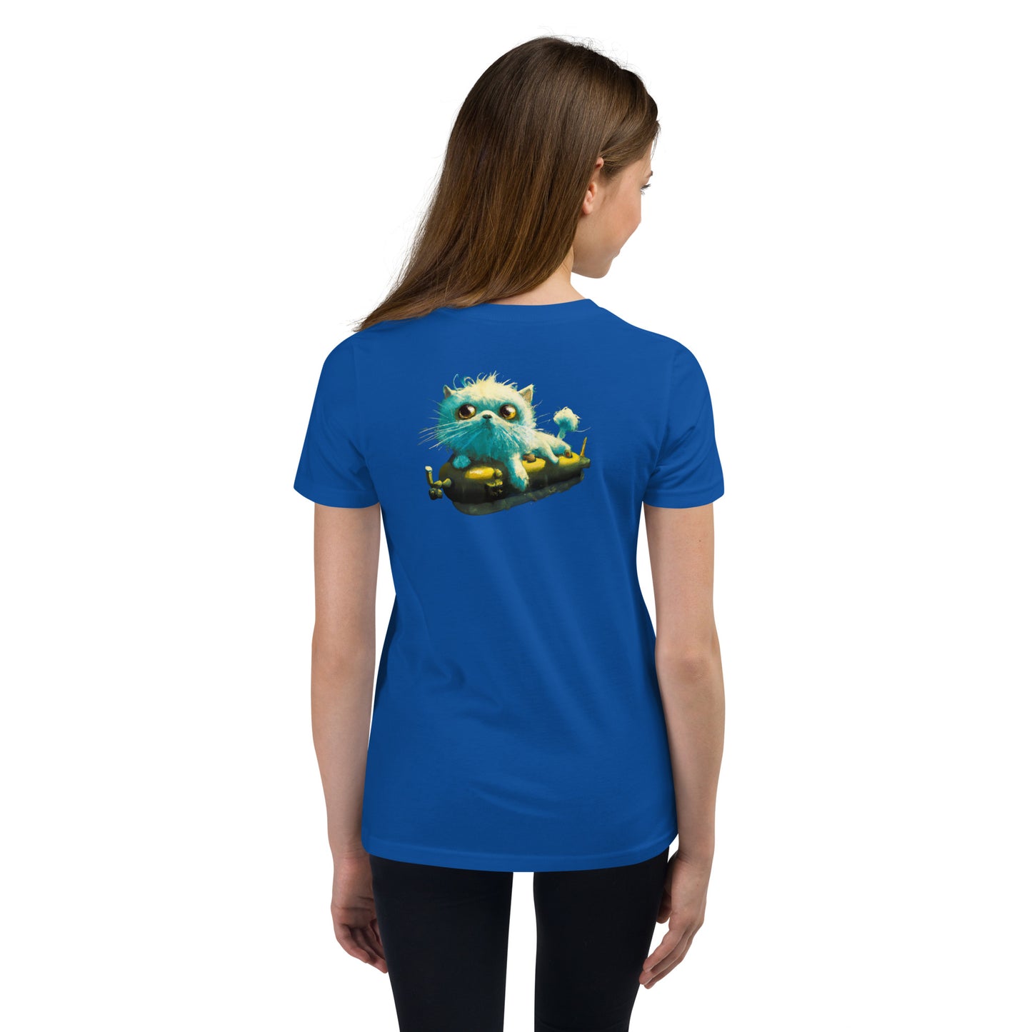 Yoonaverse in Blue Youth Short Sleeve T-Shirt Limited edition Design