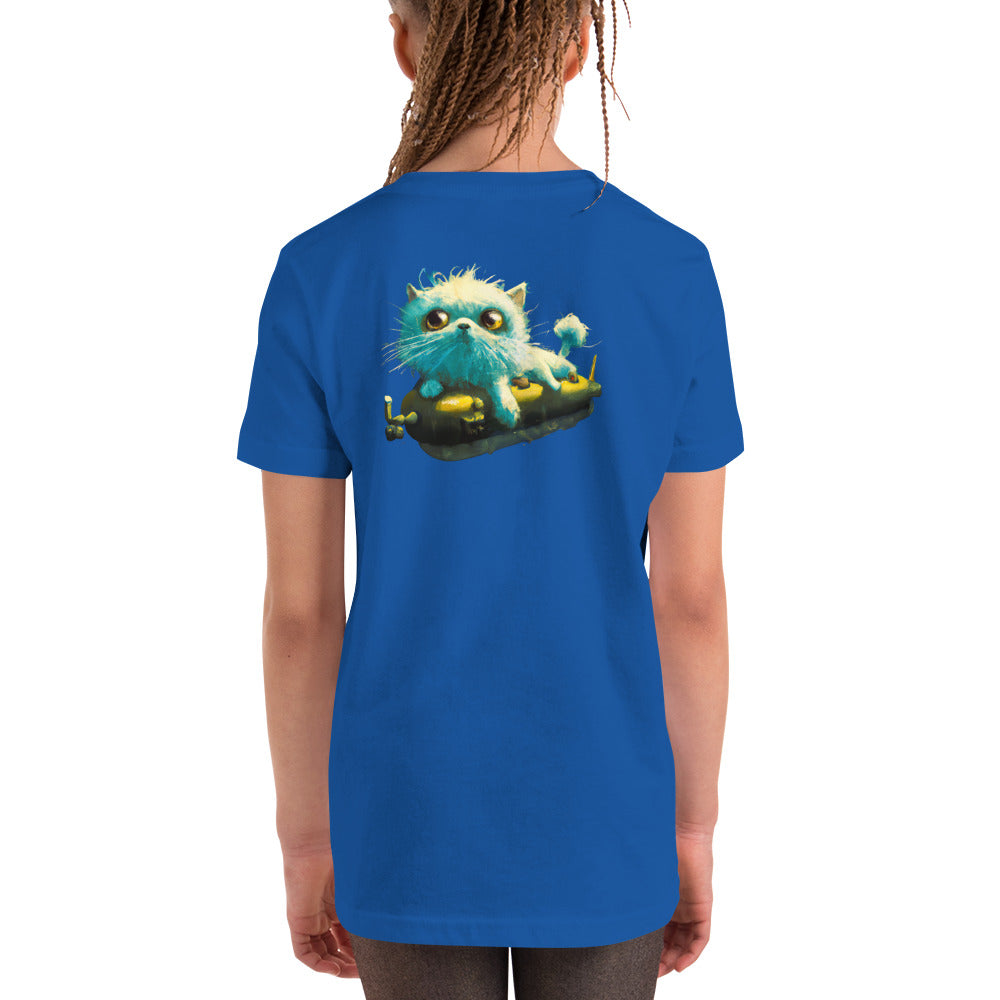 Yoonaverse in Blue Youth Short Sleeve T-Shirt Limited edition Design