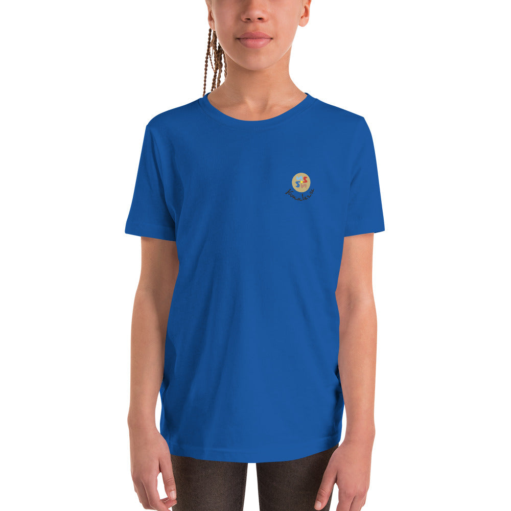 Yoonaverse in Blue Youth Short Sleeve T-Shirt Limited edition Design