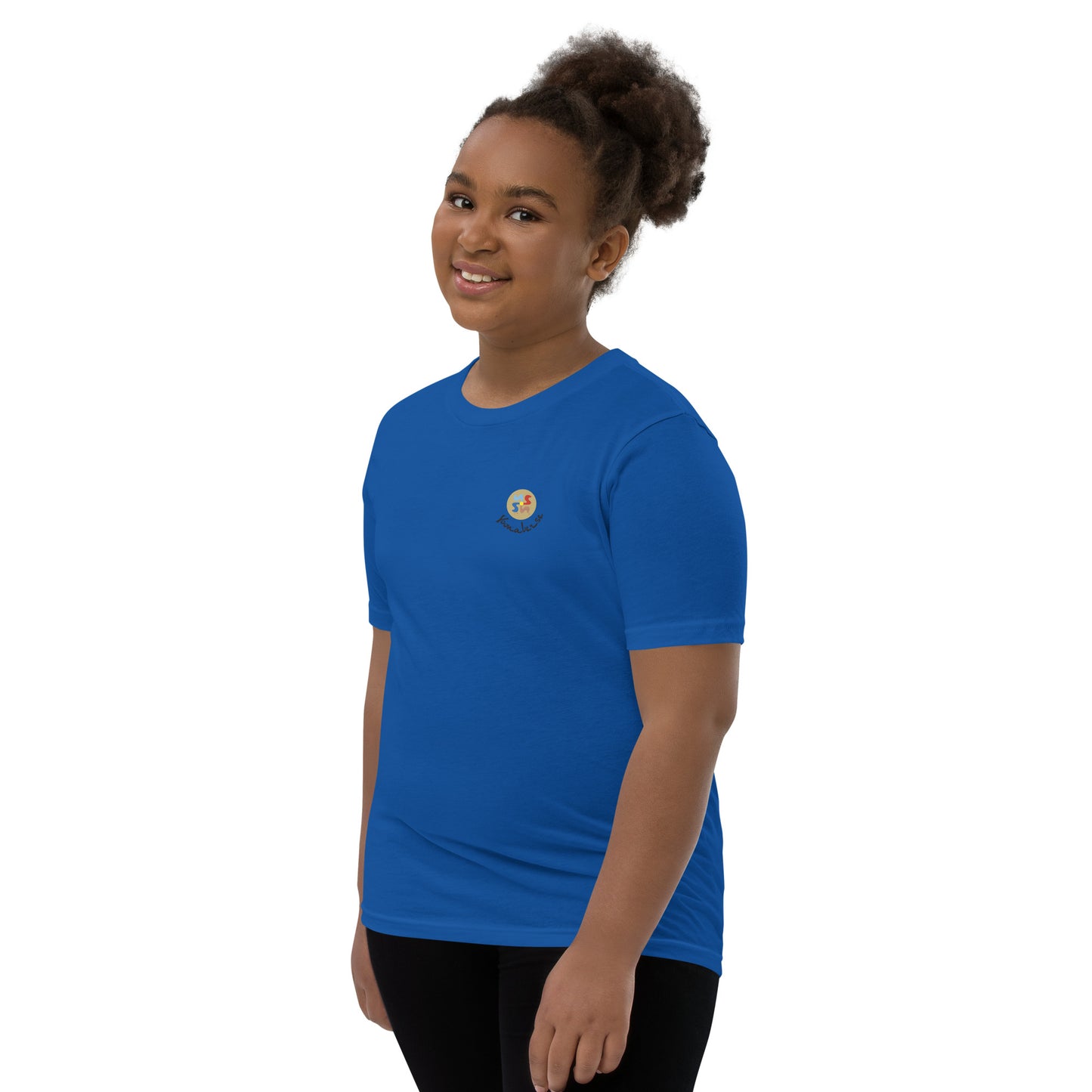 Yoonaverse in Blue Youth Short Sleeve T-Shirt Limited edition Design