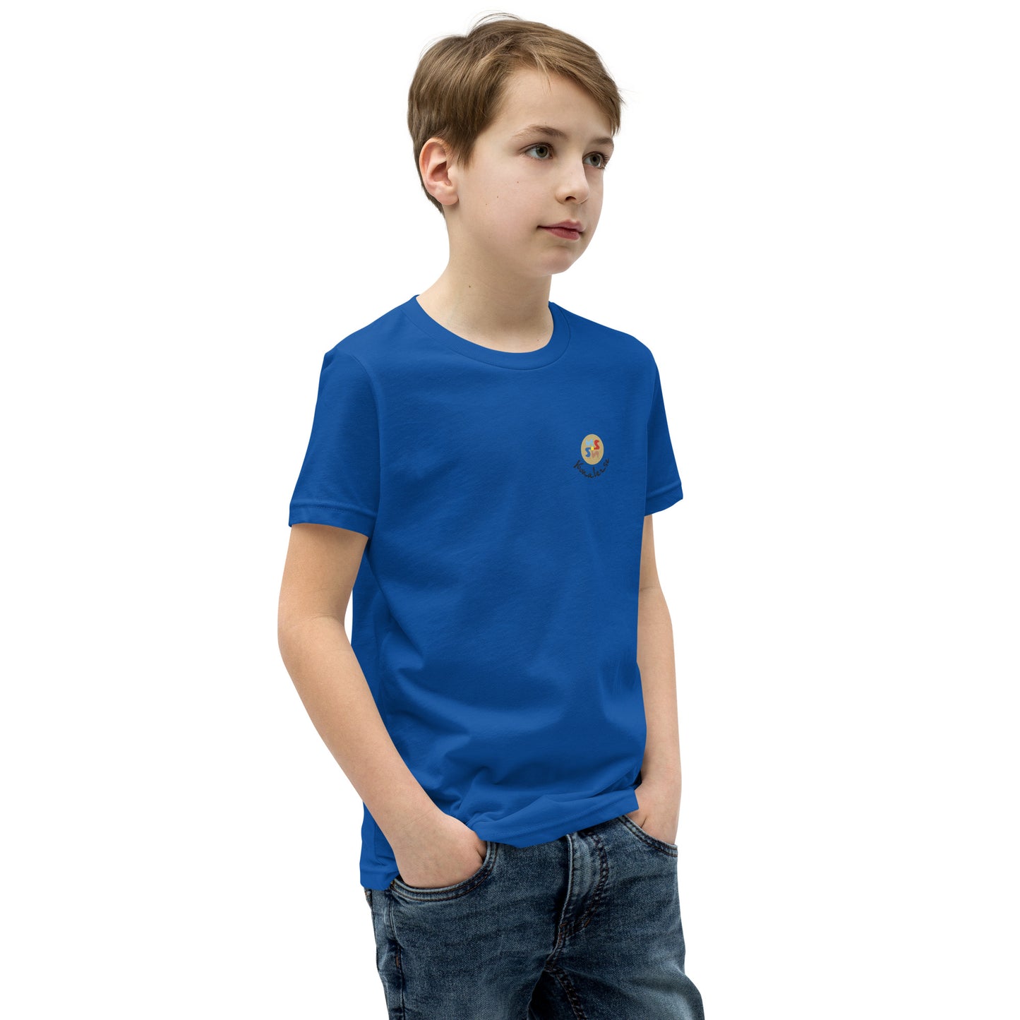 Yoonaverse in Blue Youth Short Sleeve T-Shirt Limited edition Design