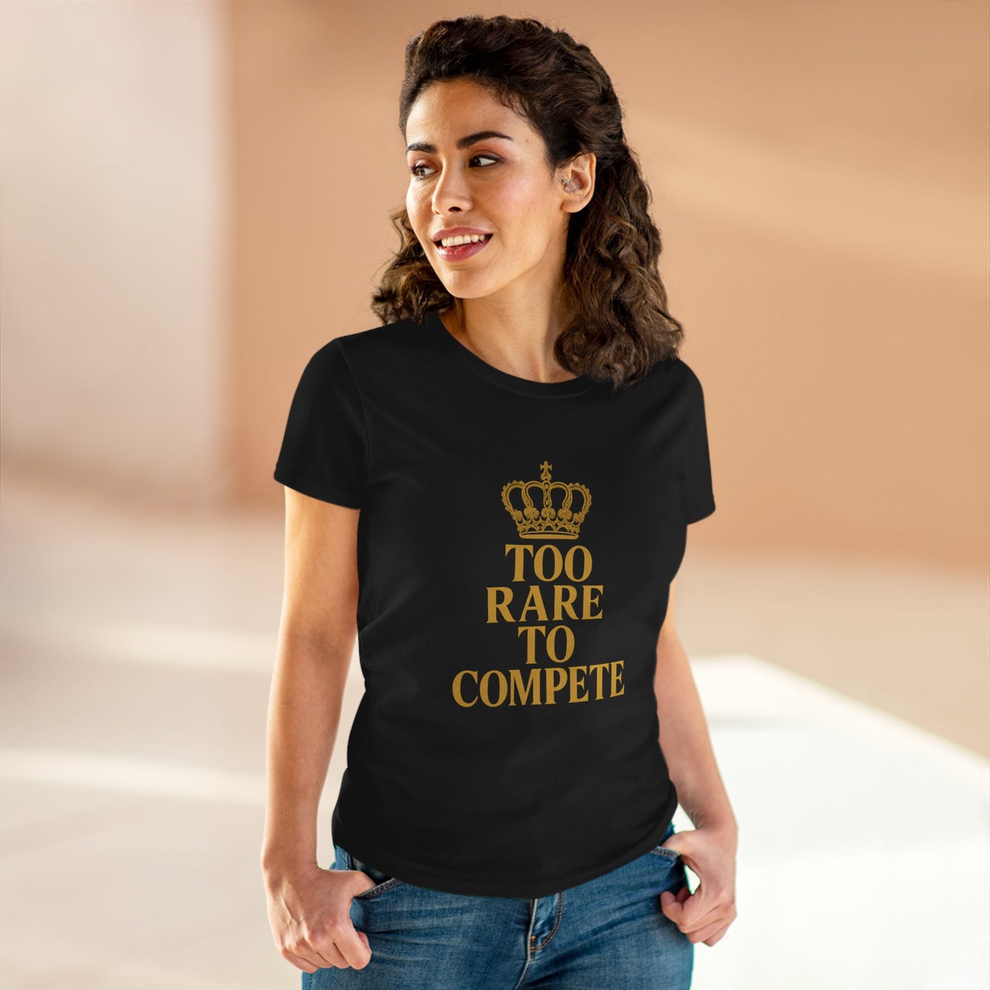 TOO RARE TO COMPETE — Signature Gold Tee