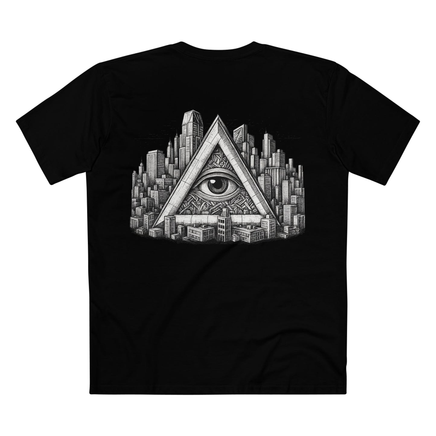 Urban Eye Signal Tee – Mysterious Monochrome
