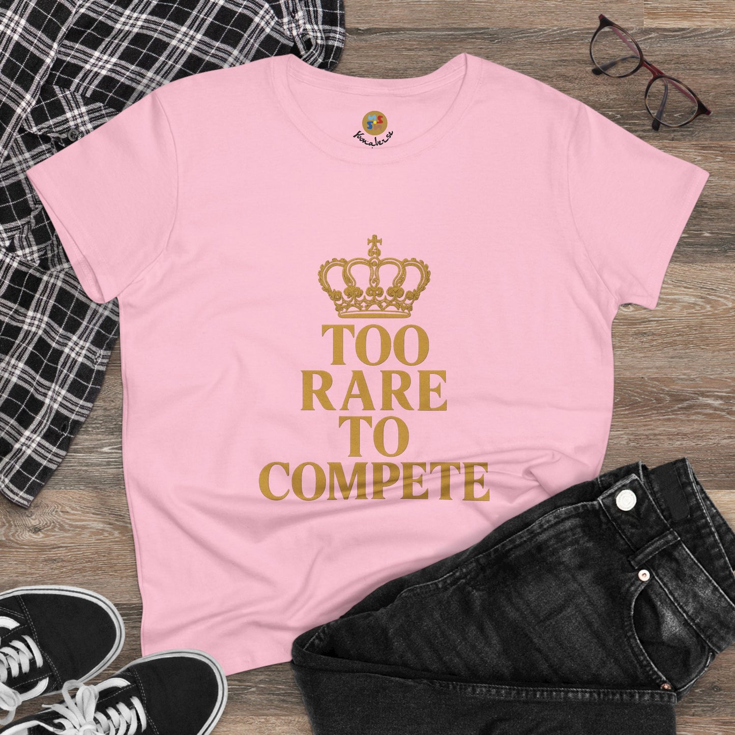 TOO RARE TO COMPETE — Signature Gold Tee